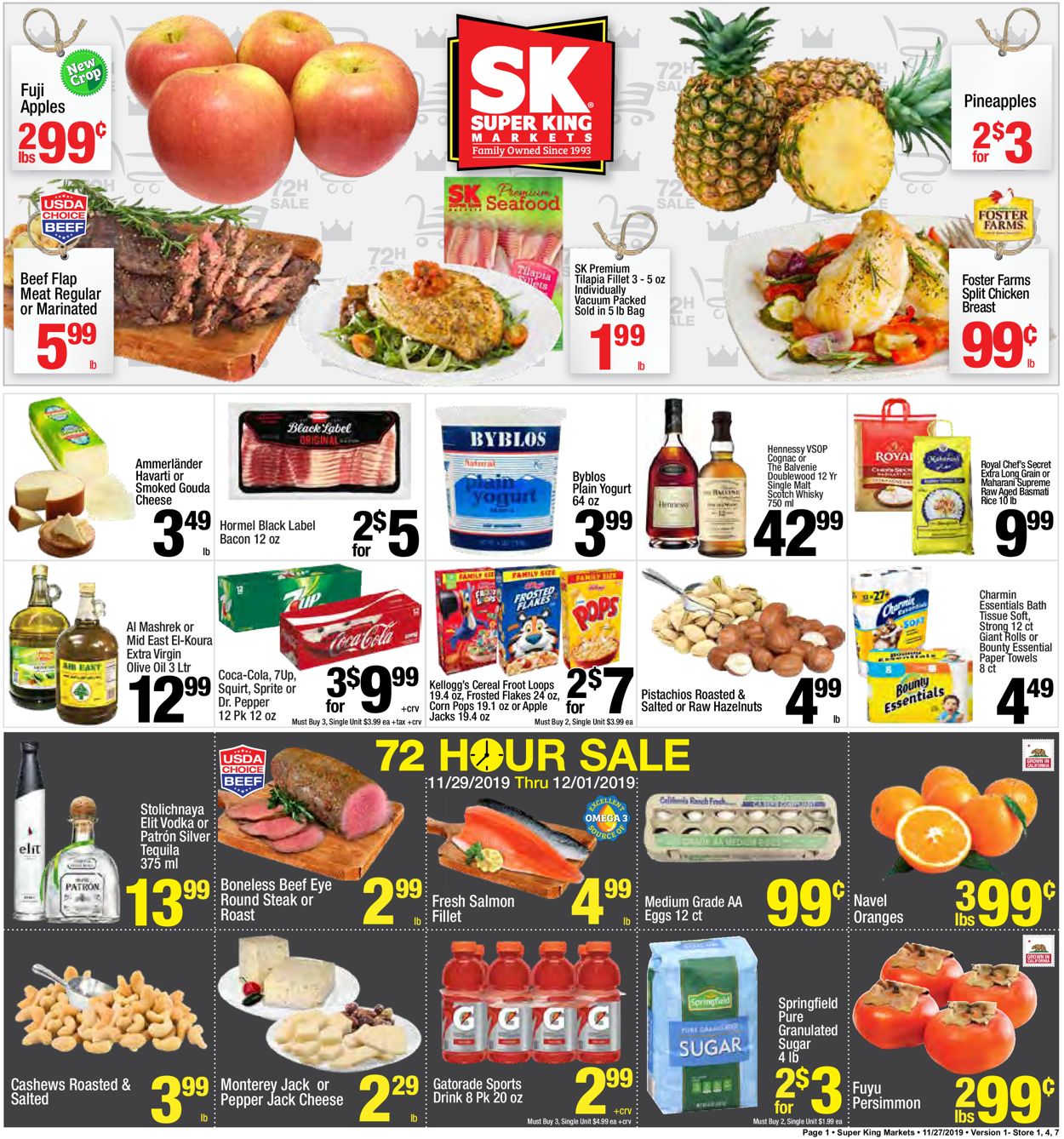 Catalogue Super King Market from 11/27/2019