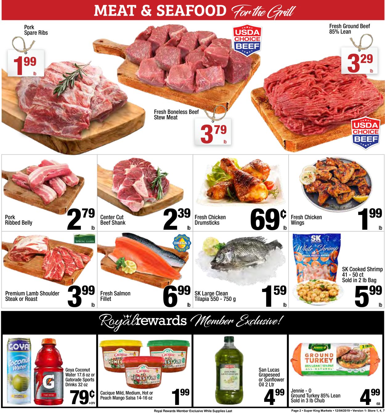 Catalogue Super King Market from 12/04/2019