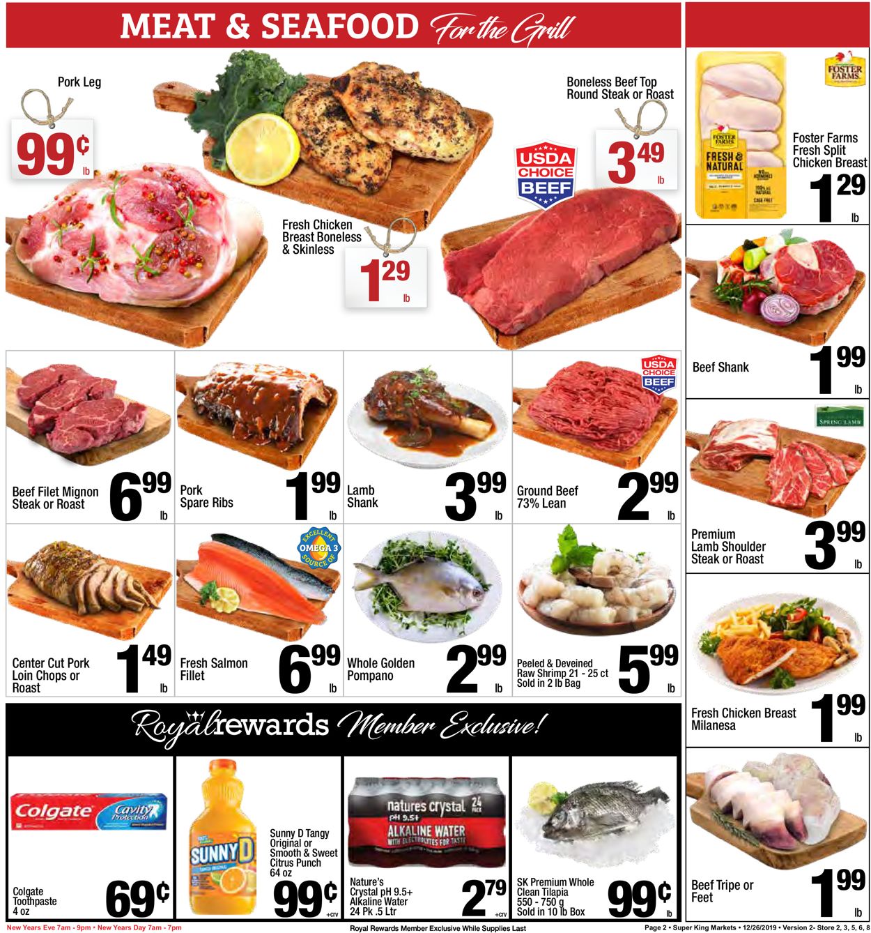 Catalogue Super King Market from 12/26/2019