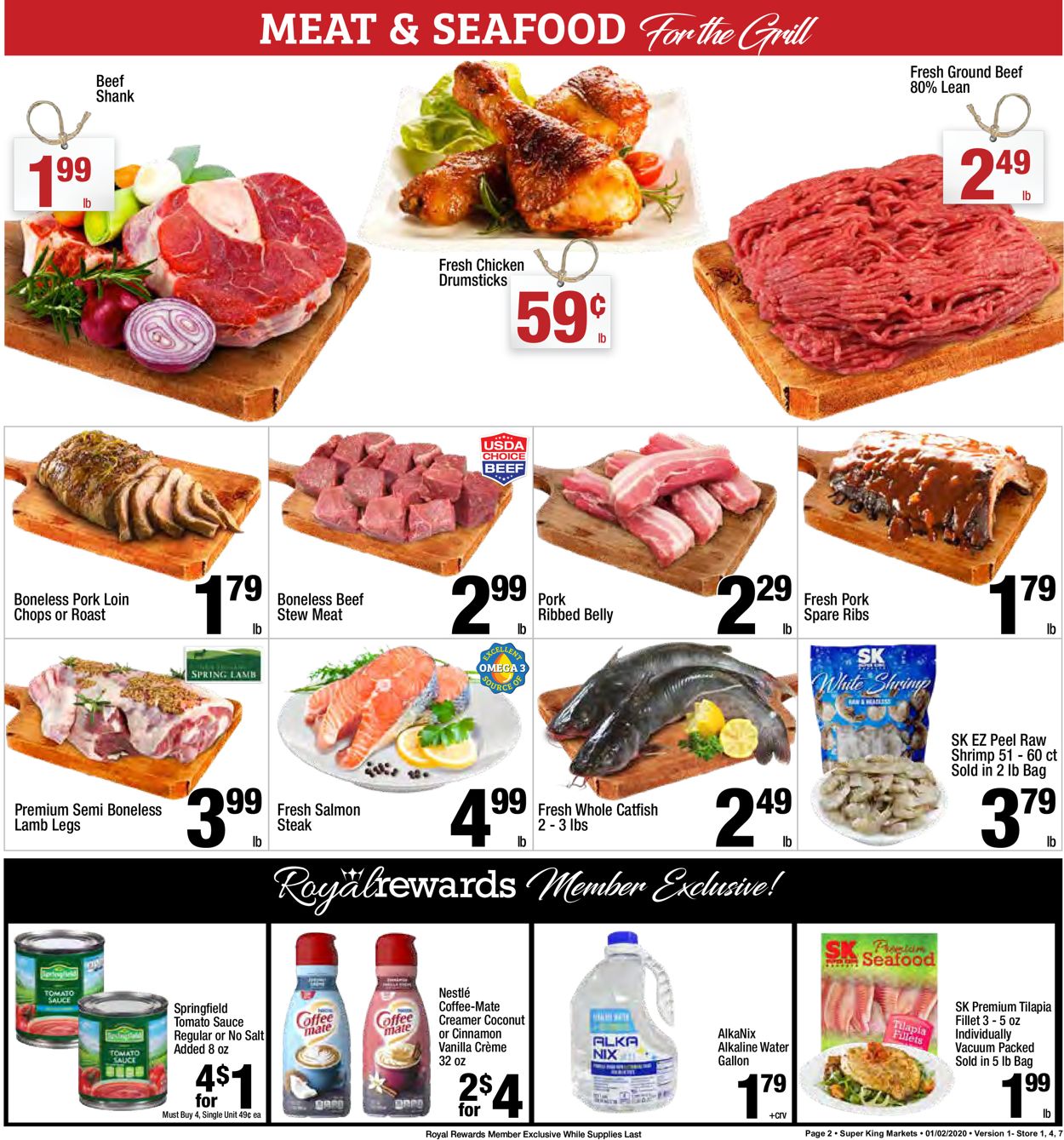 Catalogue Super King Market from 01/02/2020