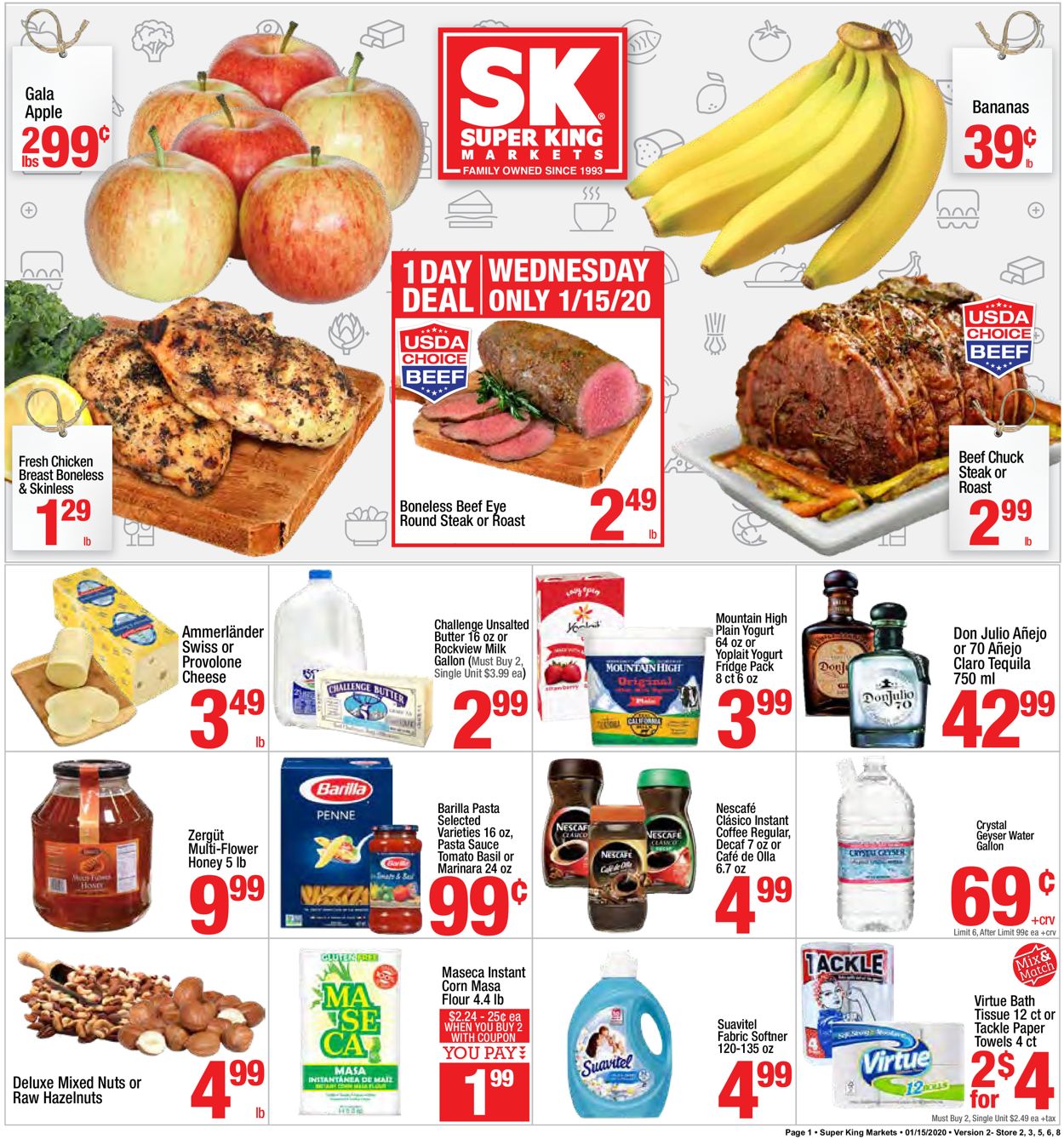 Catalogue Super King Market from 01/15/2020