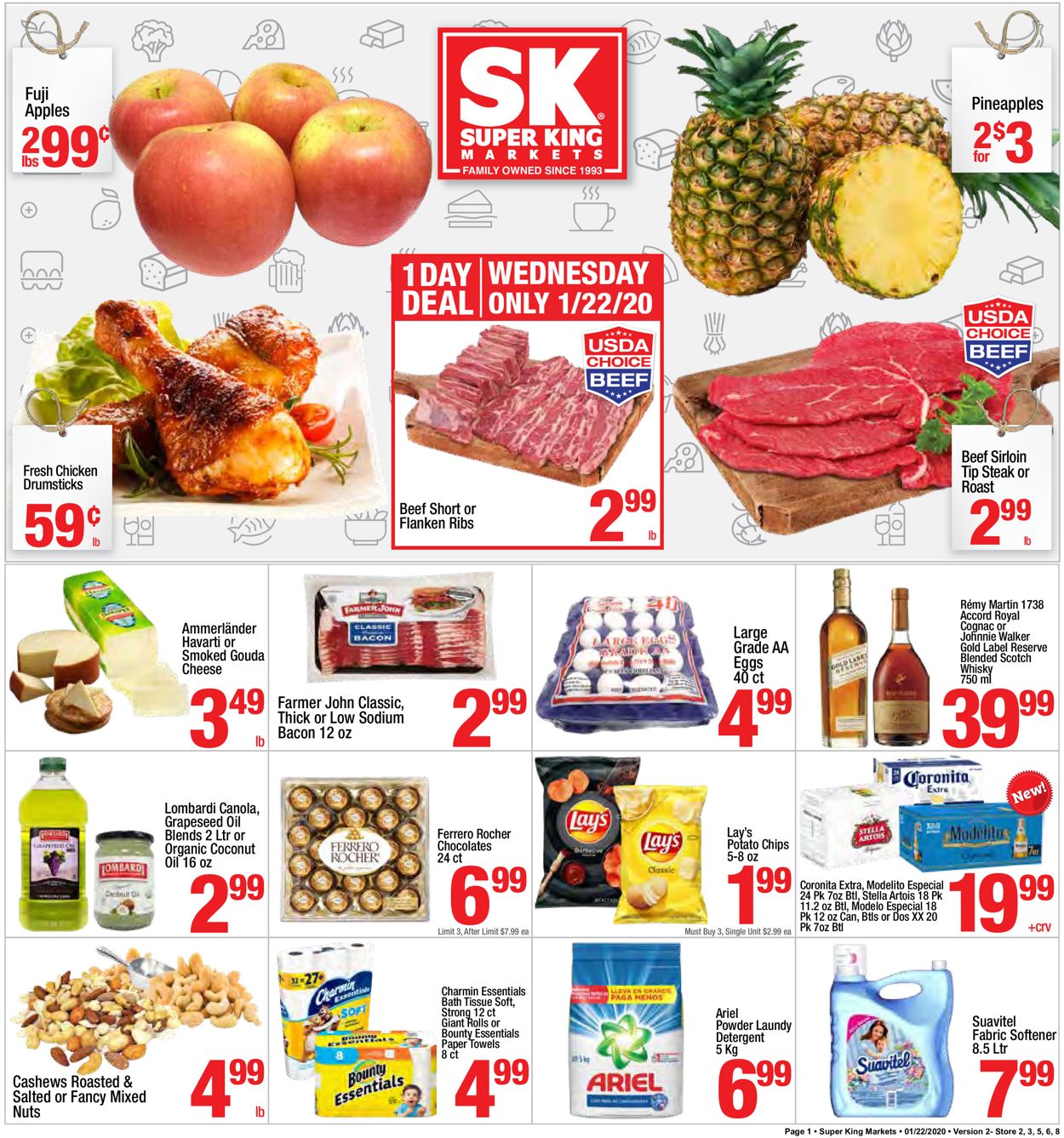 Catalogue Super King Market from 01/22/2020