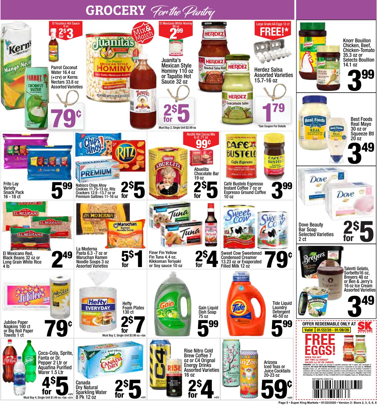 Catalogue Super King Market from 01/22/2020