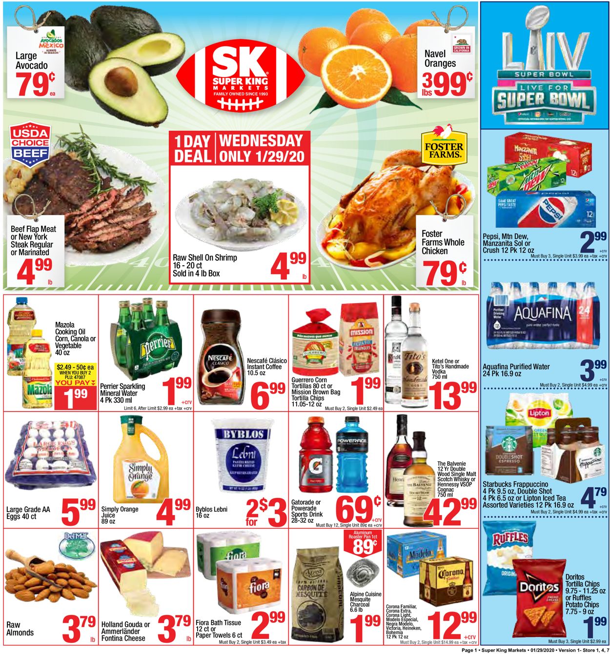 Catalogue Super King Market from 01/29/2020
