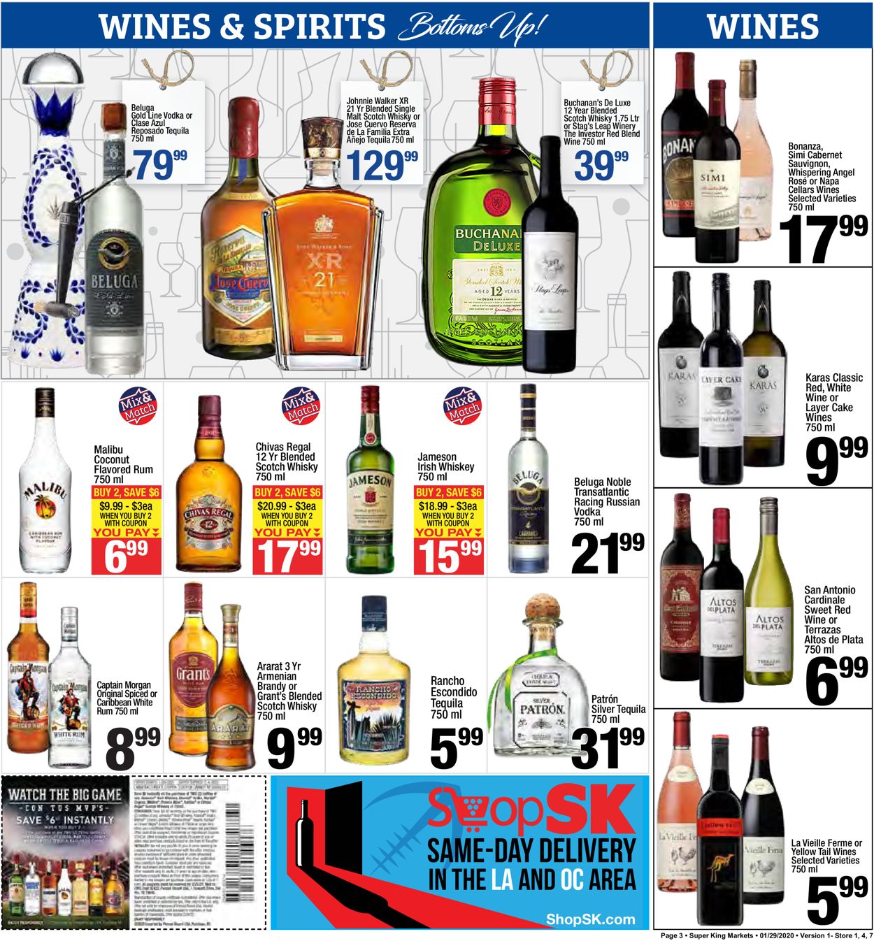Catalogue Super King Market from 01/29/2020