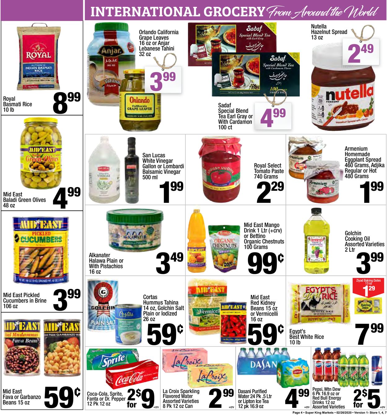 Catalogue Super King Market from 02/26/2020