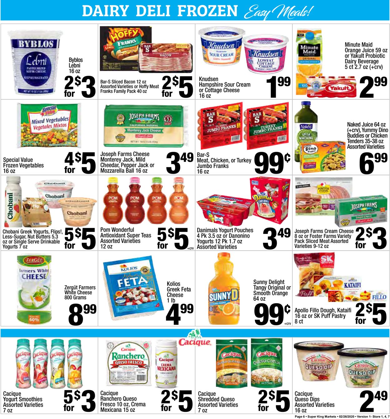 Catalogue Super King Market from 02/26/2020
