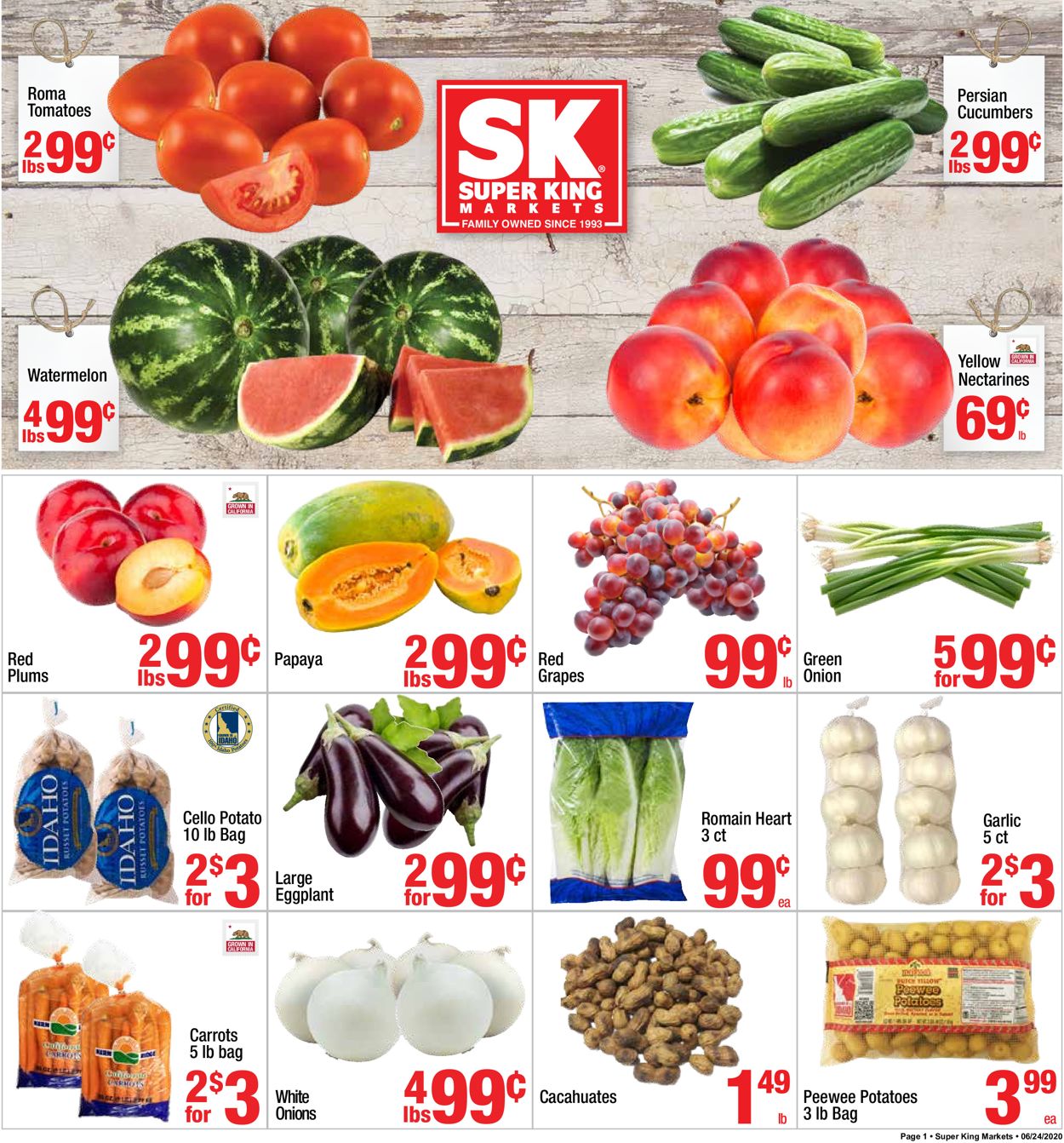 Catalogue Super King Market from 06/24/2020