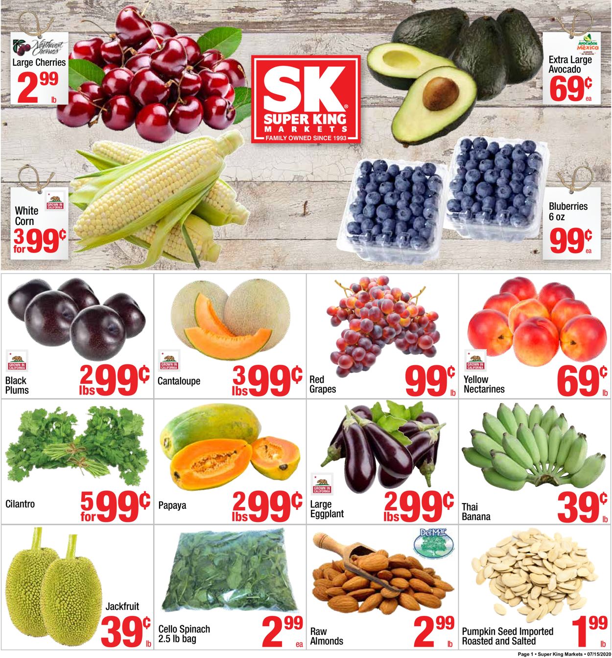 Catalogue Super King Market from 07/15/2020