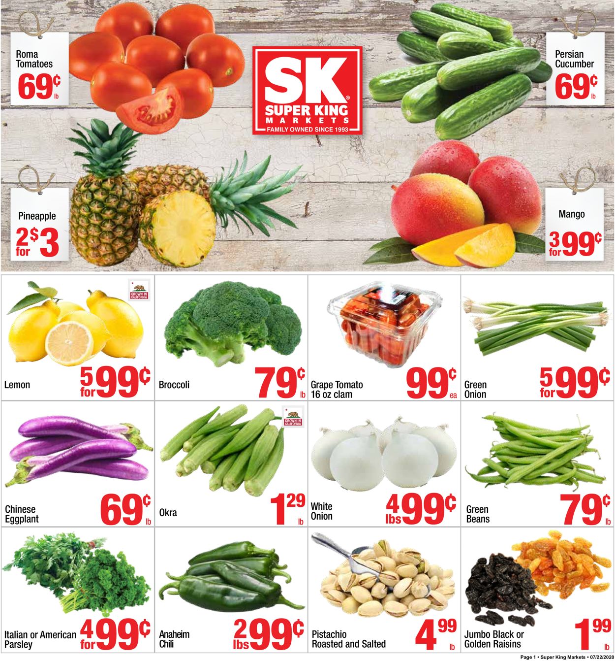 Catalogue Super King Market from 07/22/2020