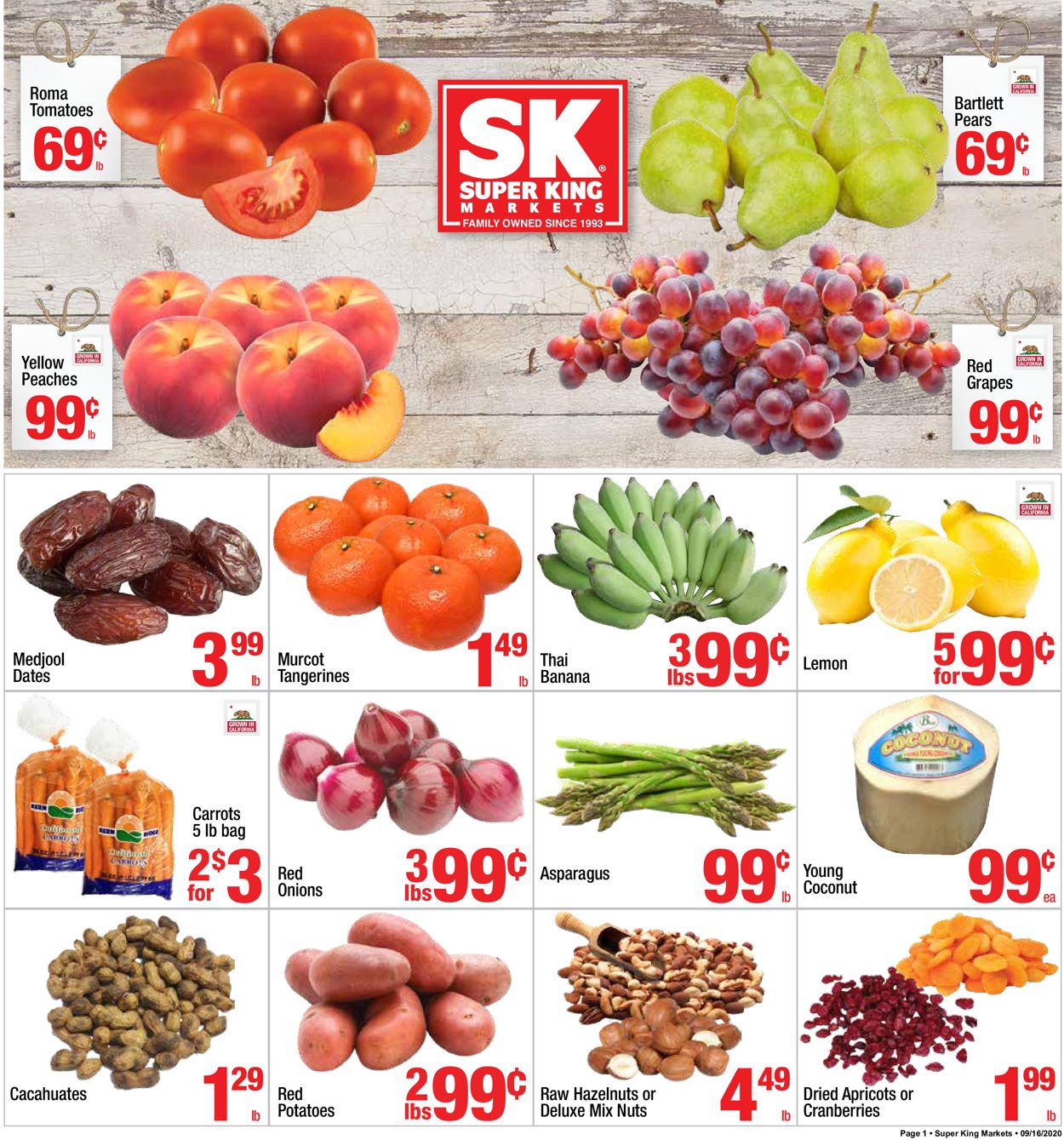 Catalogue Super King Market from 09/16/2020