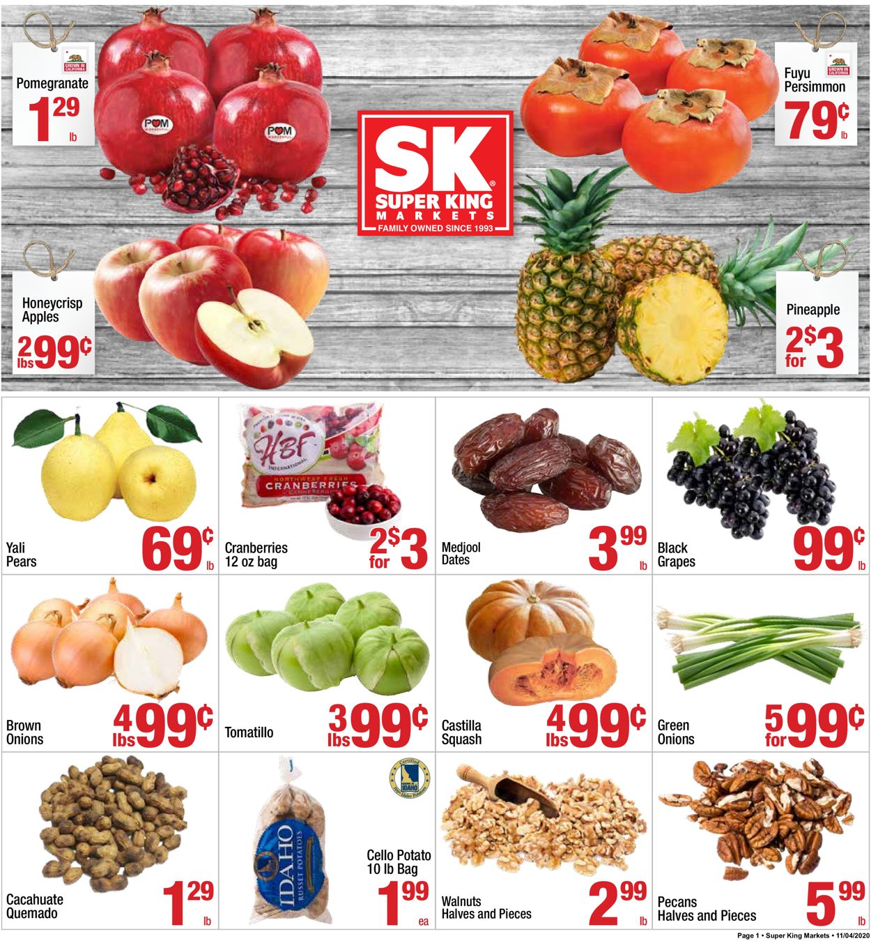 Catalogue Super King Market from 11/04/2020