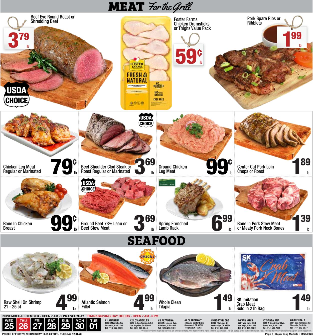 Catalogue Super King Market Thanksgiving 2020 from 11/25/2020