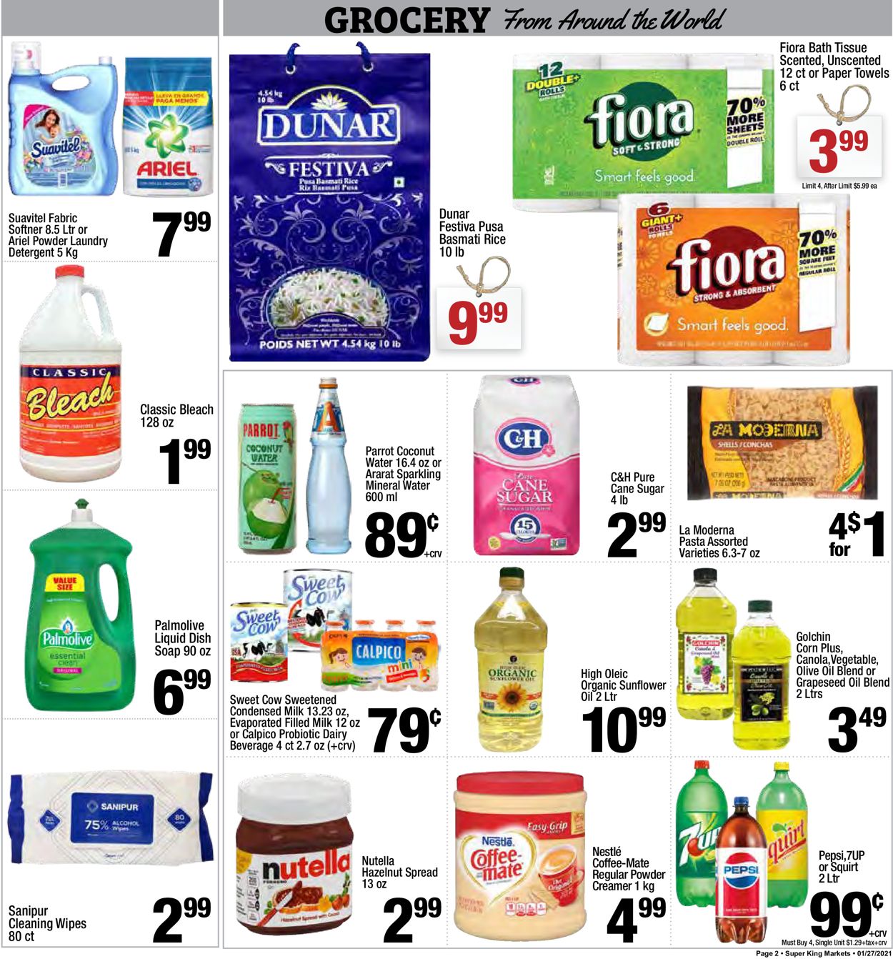 Catalogue Super King Market from 01/27/2021