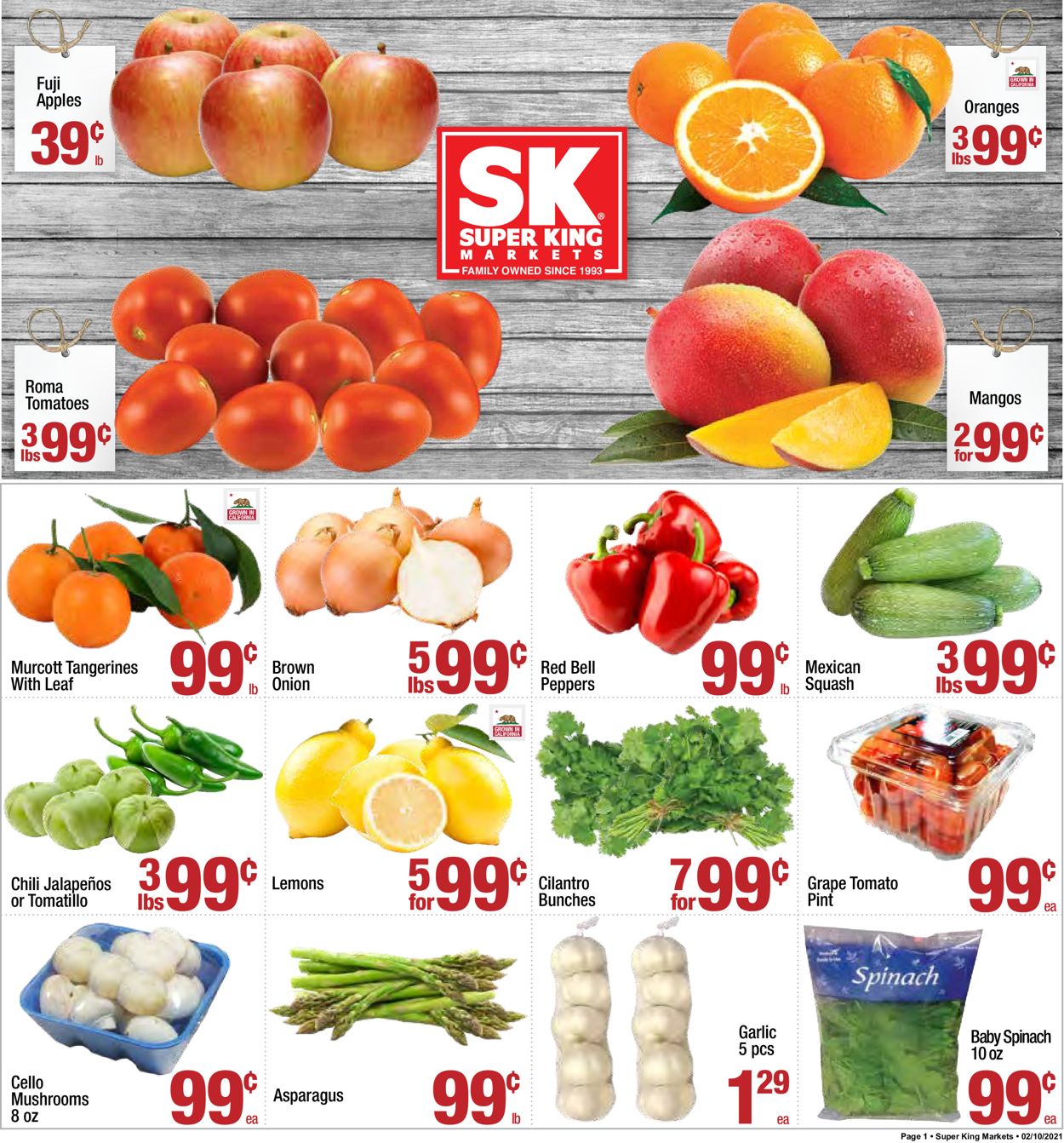 Catalogue Super King Market from 02/10/2021