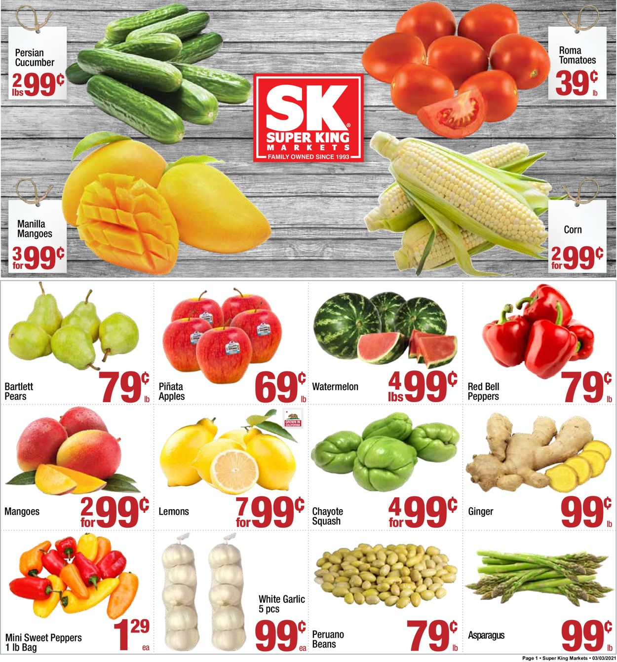 Catalogue Super King Market from 03/03/2021