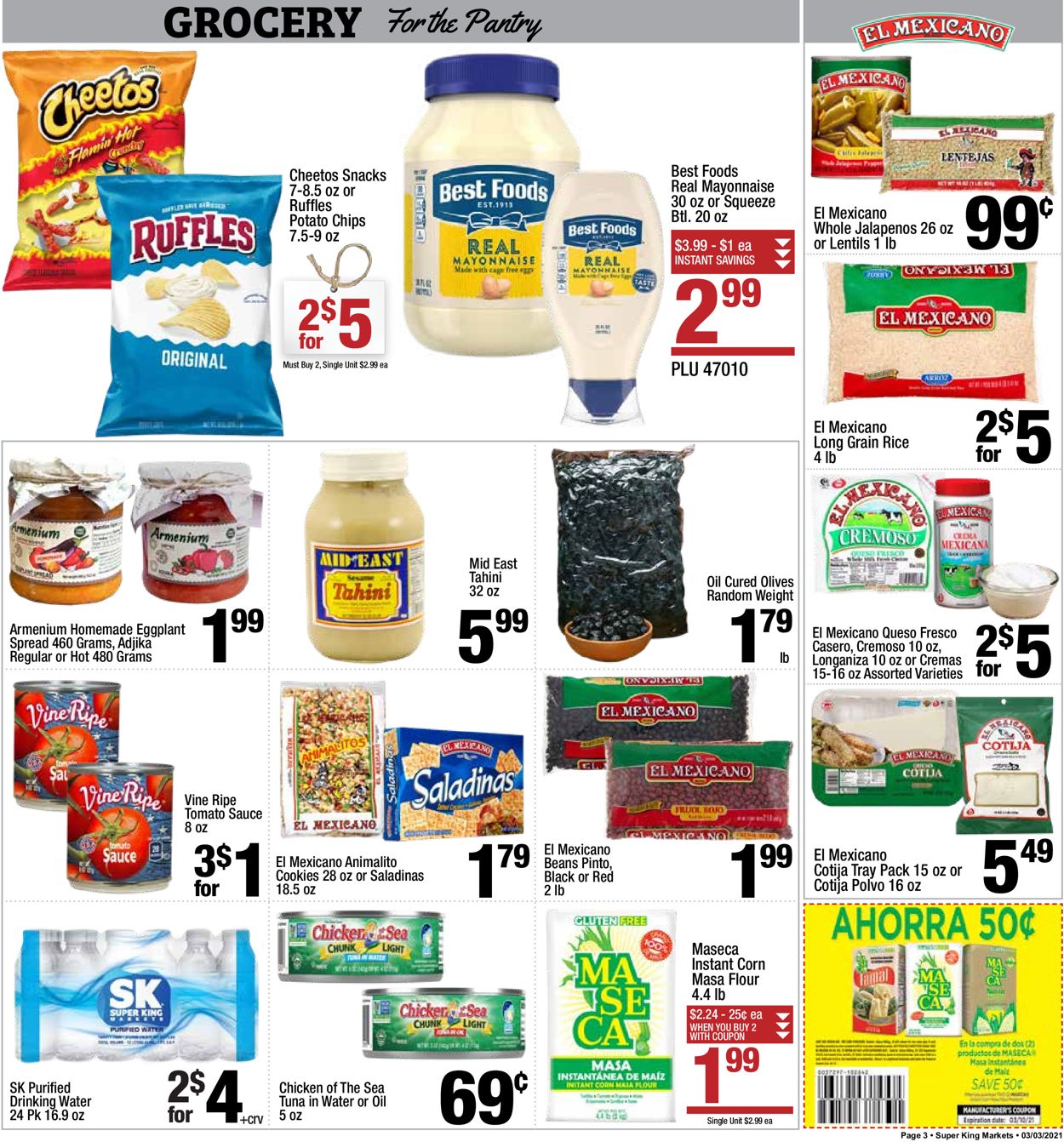Catalogue Super King Market from 03/03/2021