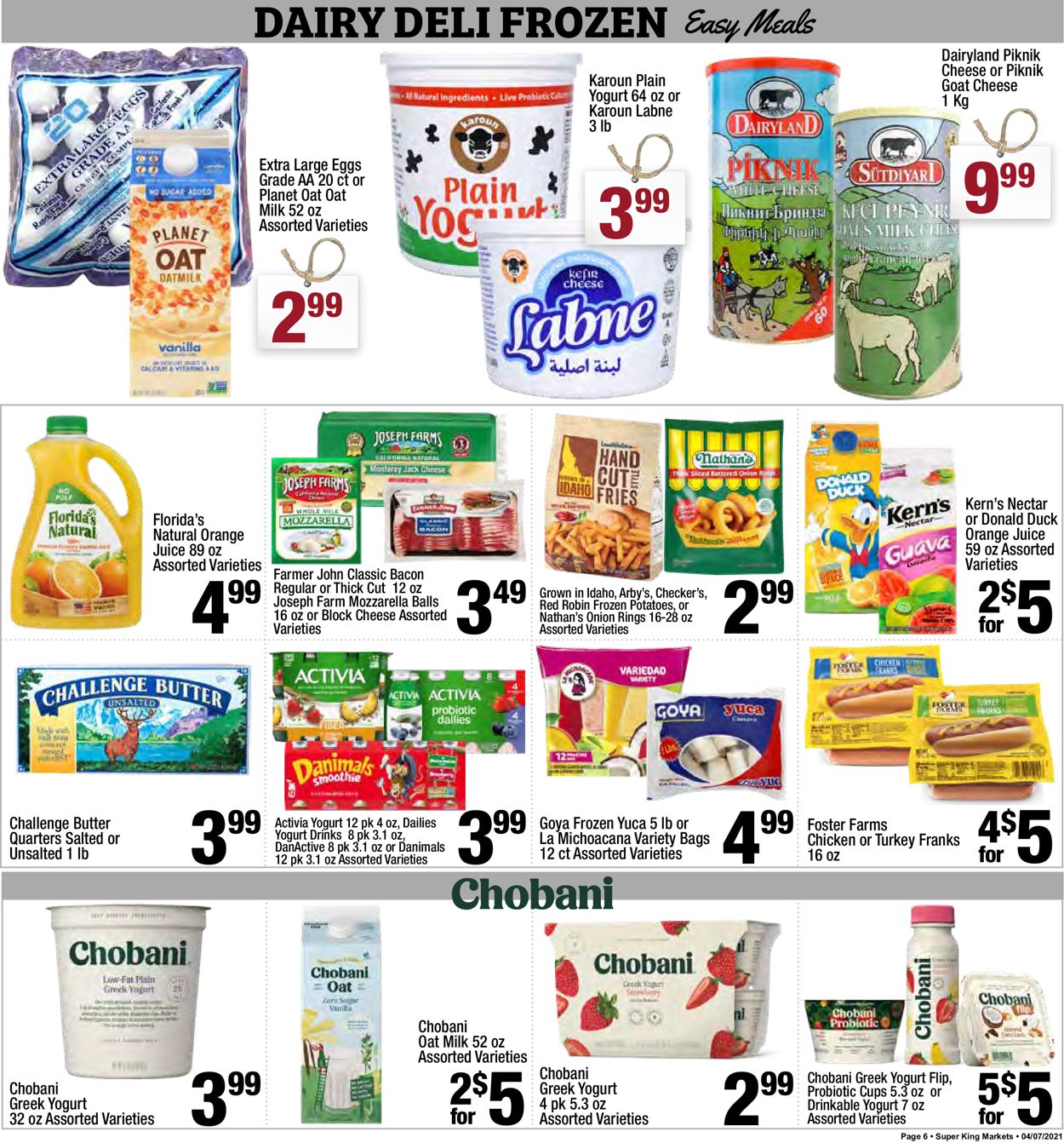 Catalogue Super King Market from 04/07/2021