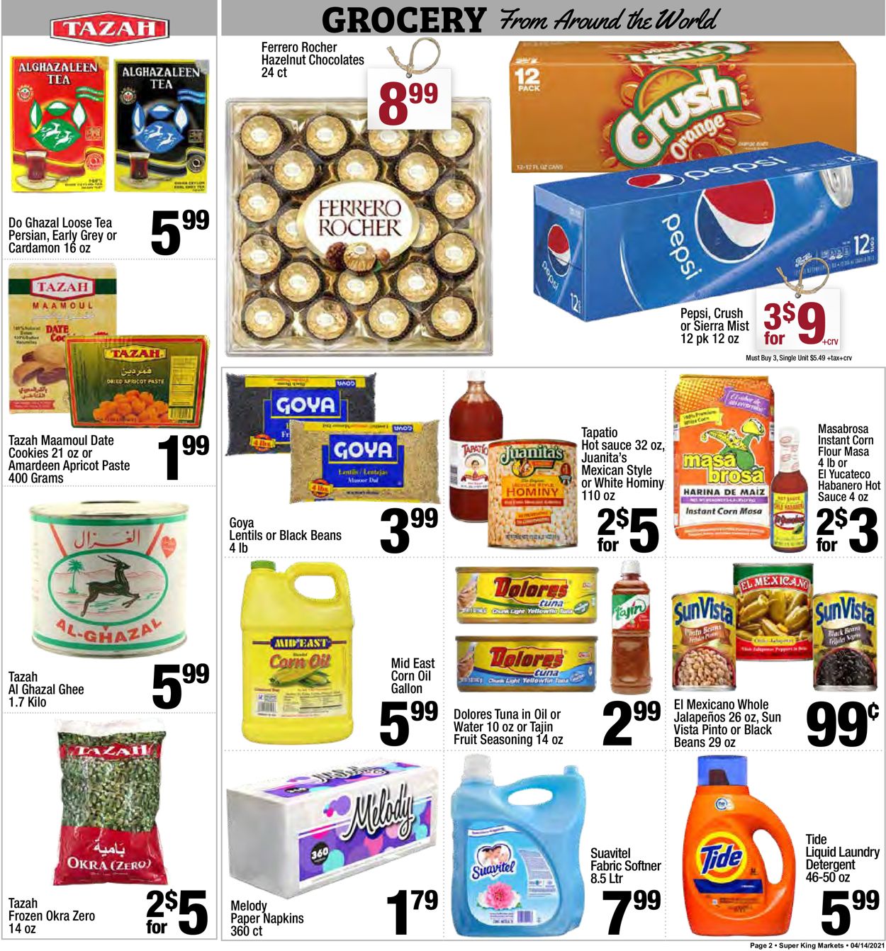 Catalogue Super King Market from 04/14/2021