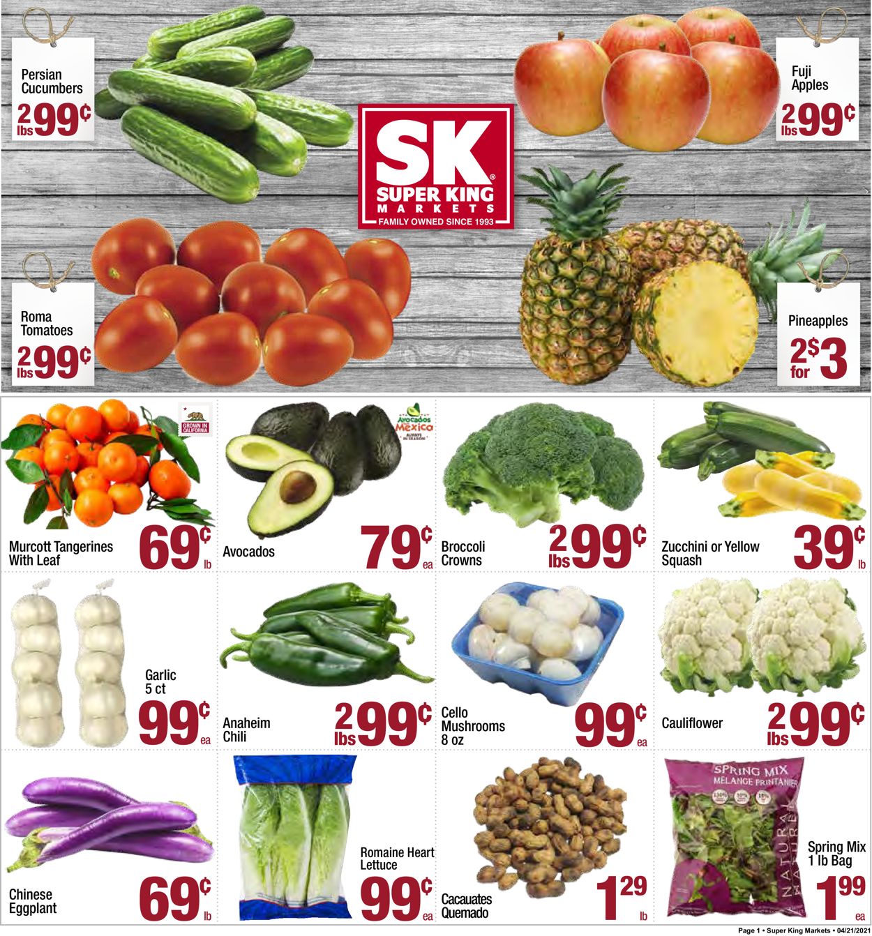 Catalogue Super King Market from 04/21/2021
