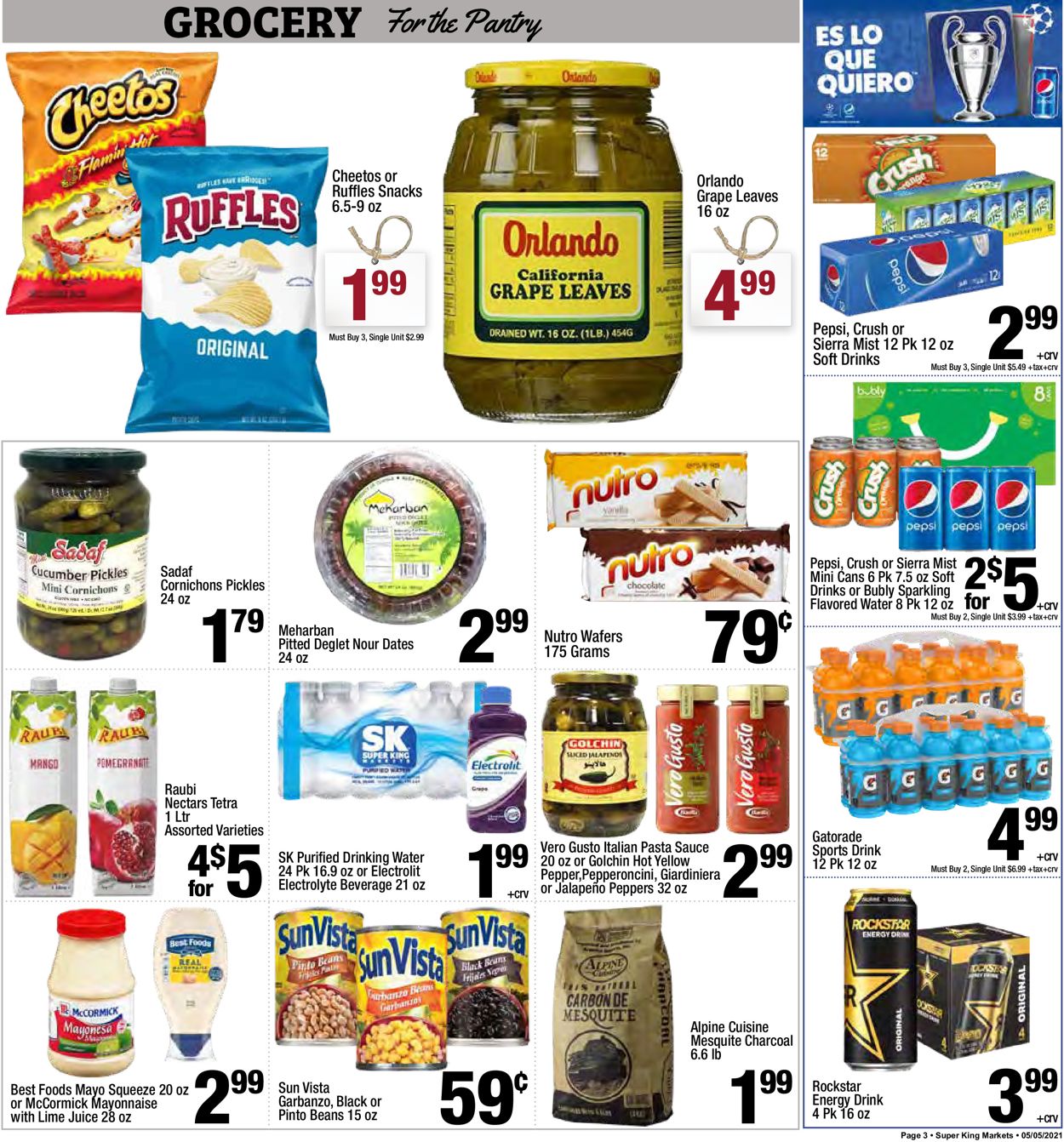 Catalogue Super King Market from 05/05/2021