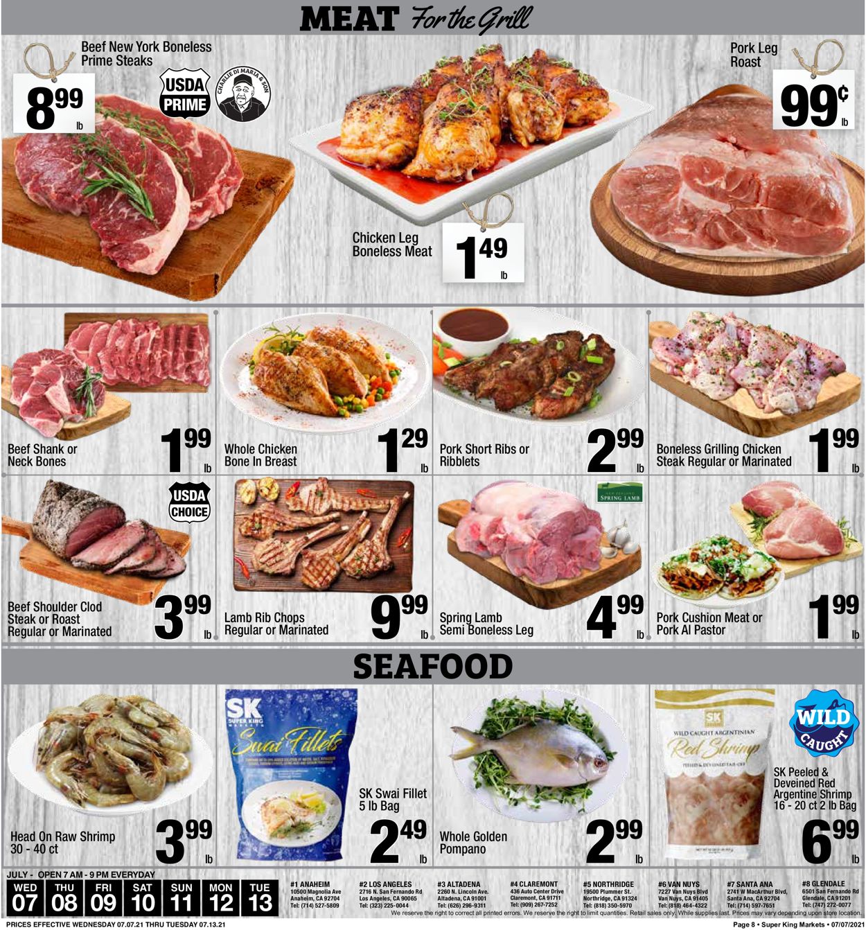 Catalogue Super King Market from 07/07/2021