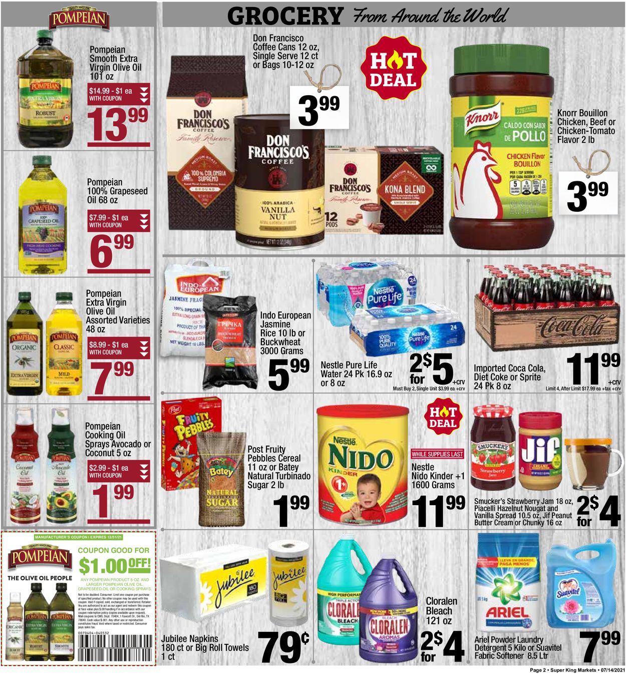 Catalogue Super King Market from 07/14/2021