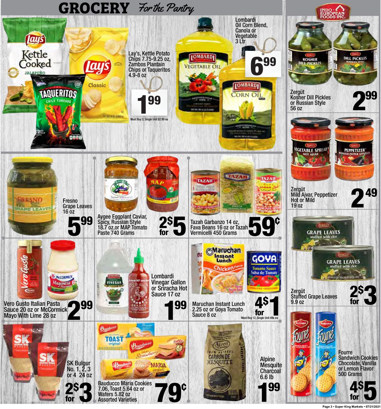 Catalogue Super King Market from 07/21/2021
