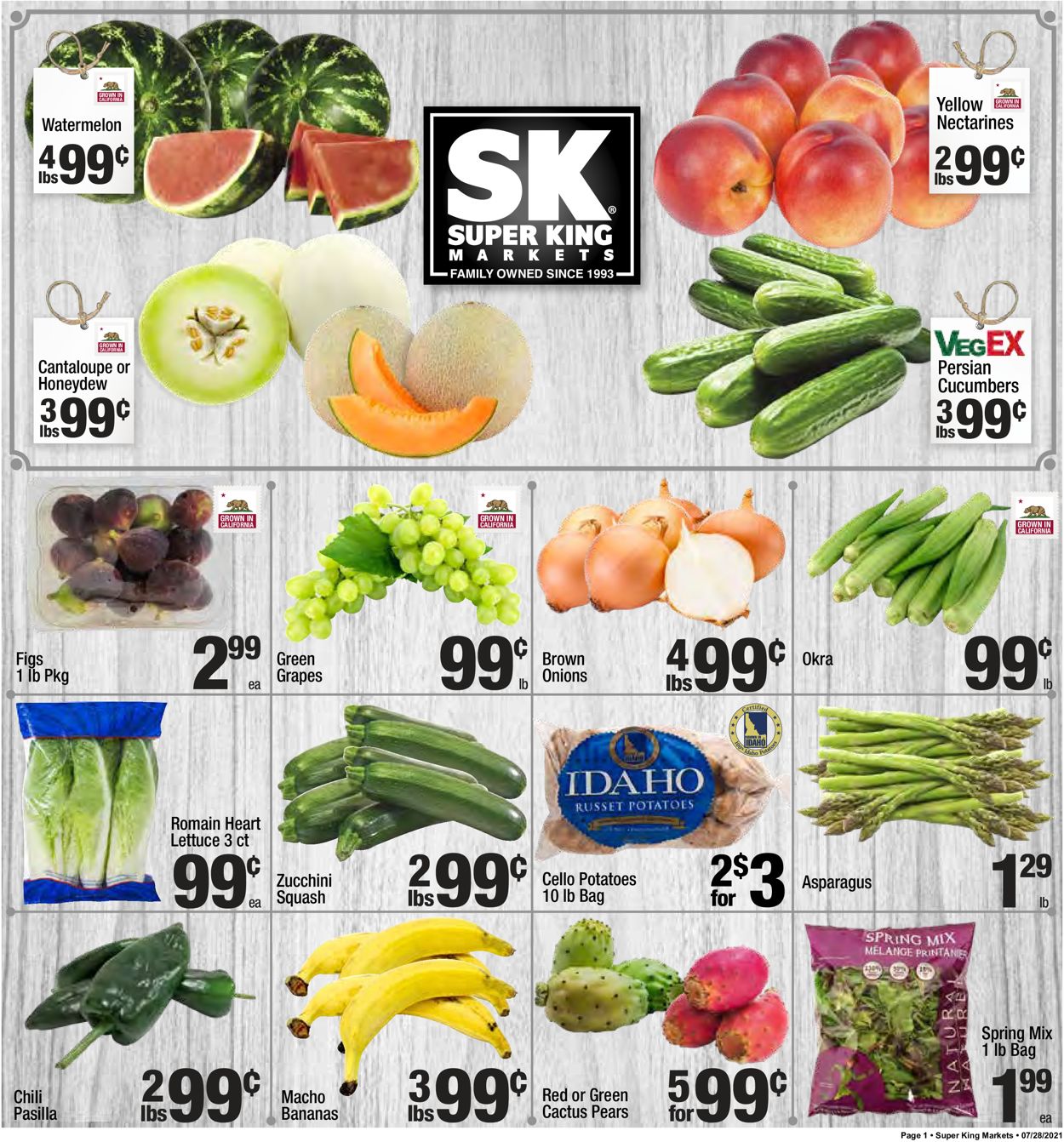 Catalogue Super King Market from 07/28/2021