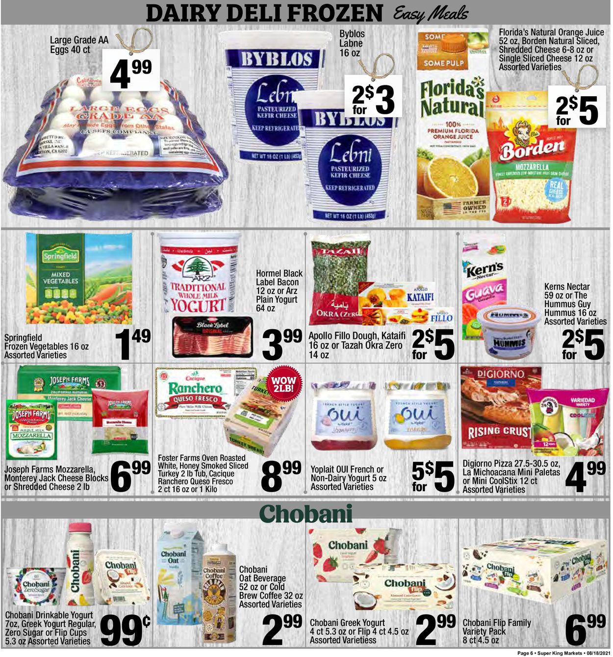 Catalogue Super King Market from 08/18/2021