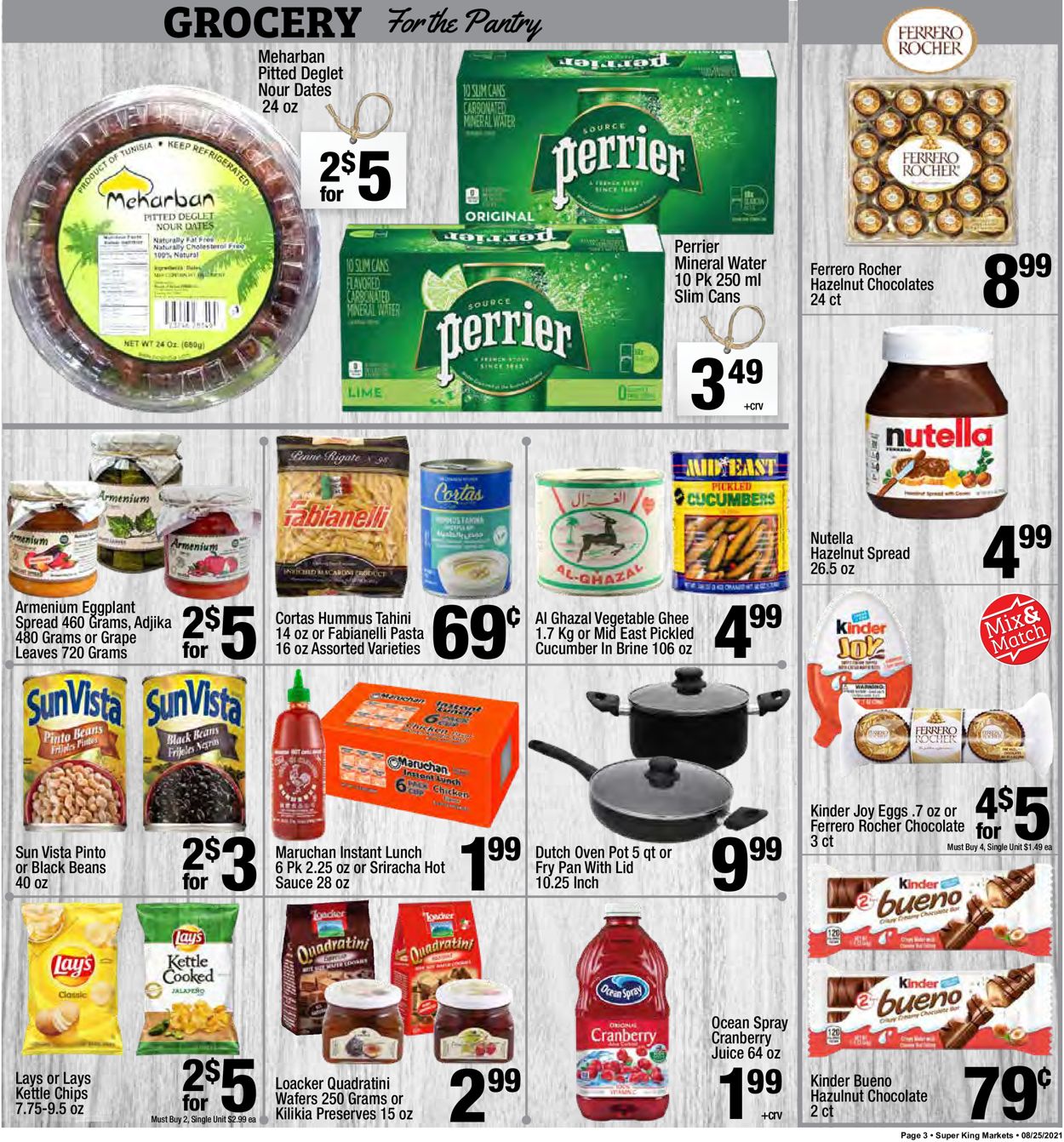 Catalogue Super King Market from 08/25/2021