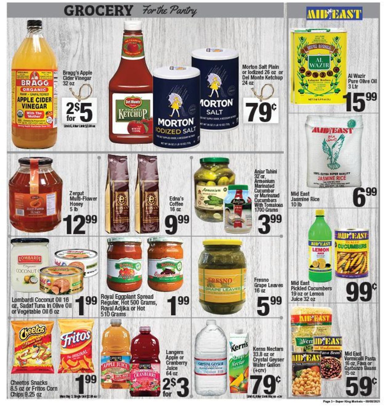 Catalogue Super King Market from 09/08/2021