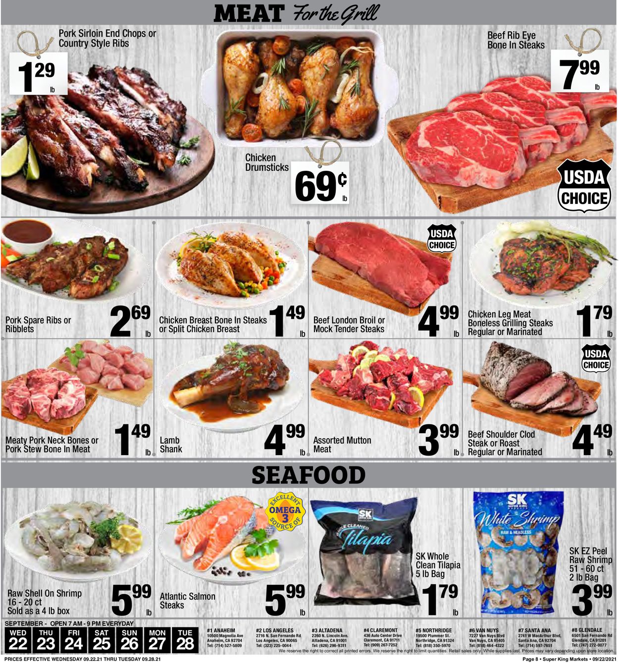 Catalogue Super King Market from 09/22/2021