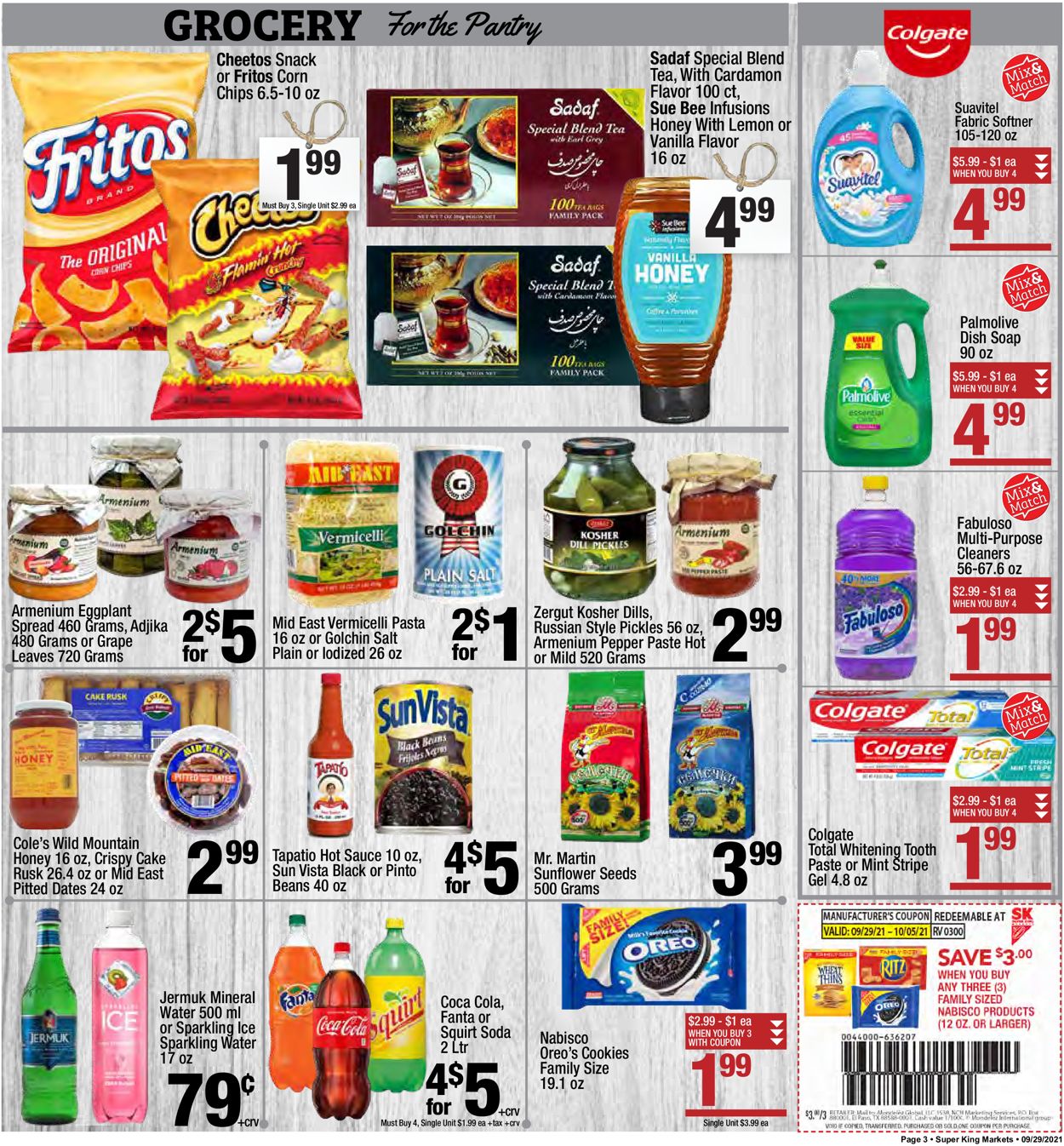Catalogue Super King Market from 09/29/2021