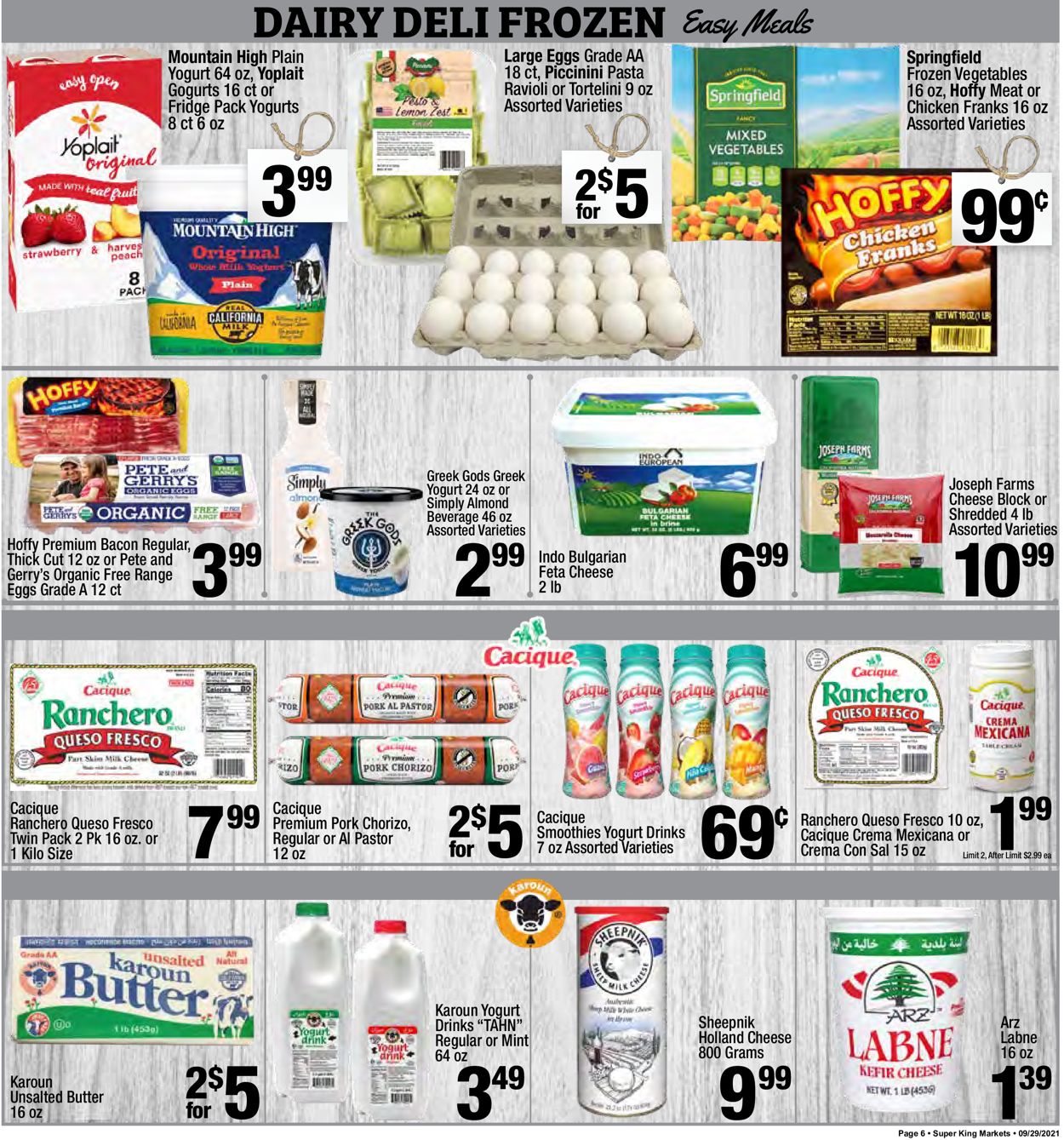 Catalogue Super King Market from 09/29/2021