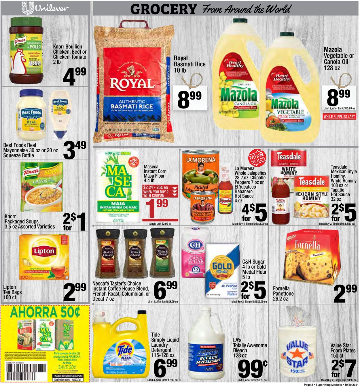 Catalogue Super King Market from 10/20/2021