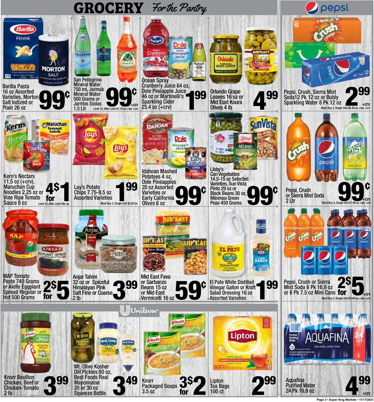 Catalogue Super King Market from 11/17/2021
