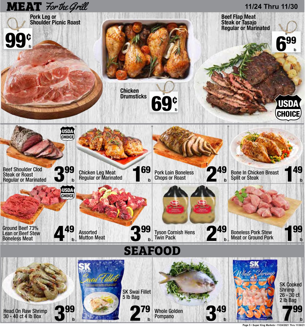Catalogue Super King Market from 11/24/2021