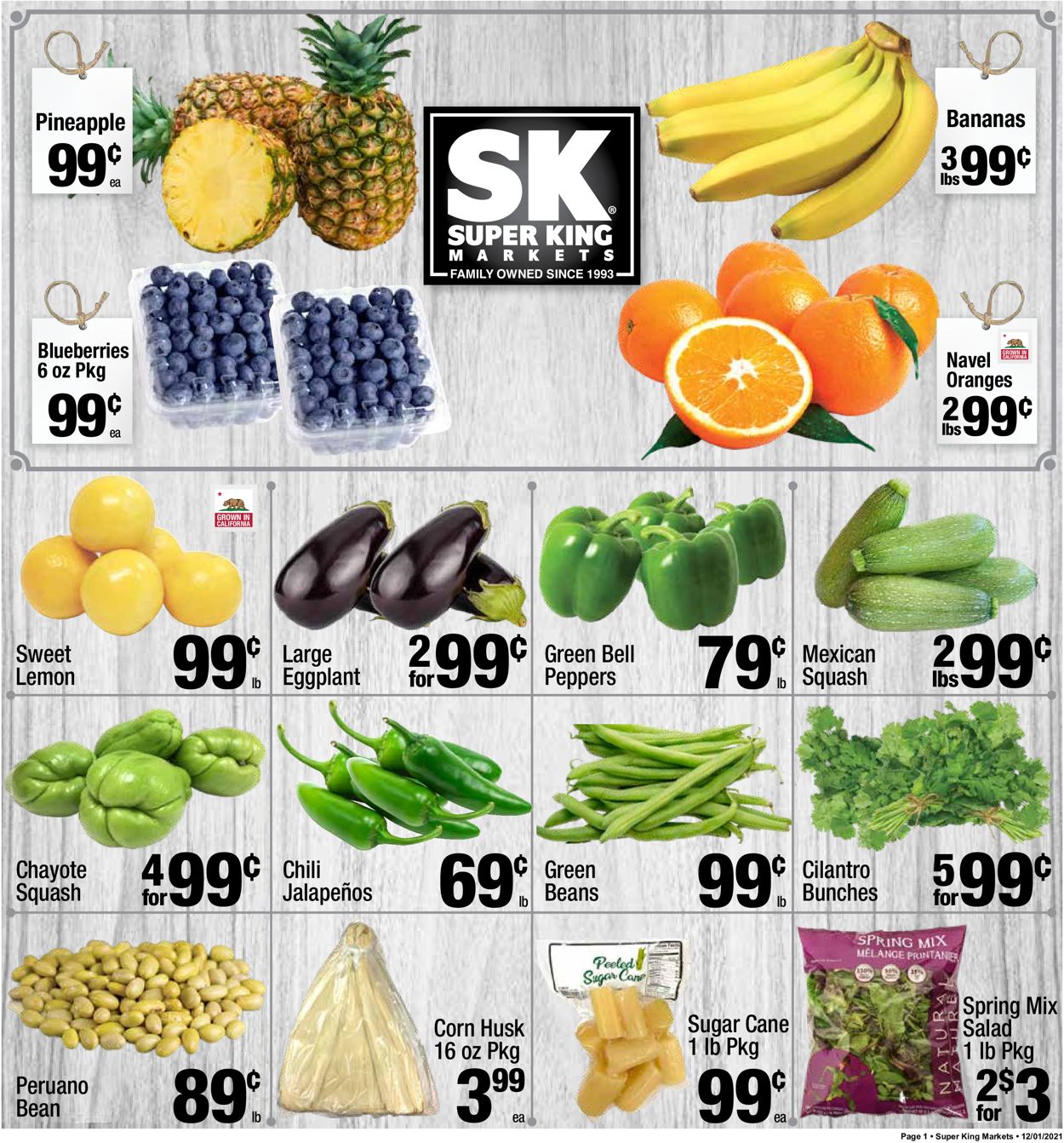 Catalogue Super King Market from 12/01/2021