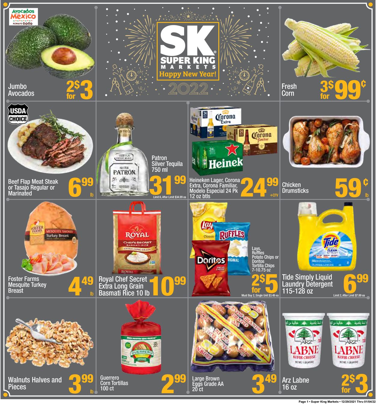 Catalogue Super King Market from 12/29/2021