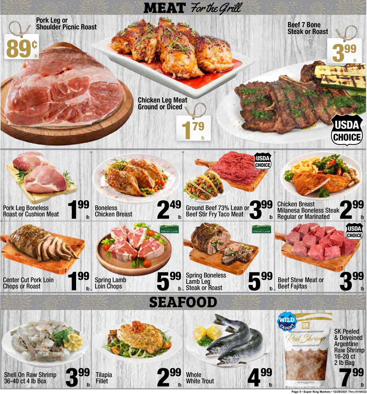 Catalogue Super King Market from 12/29/2021