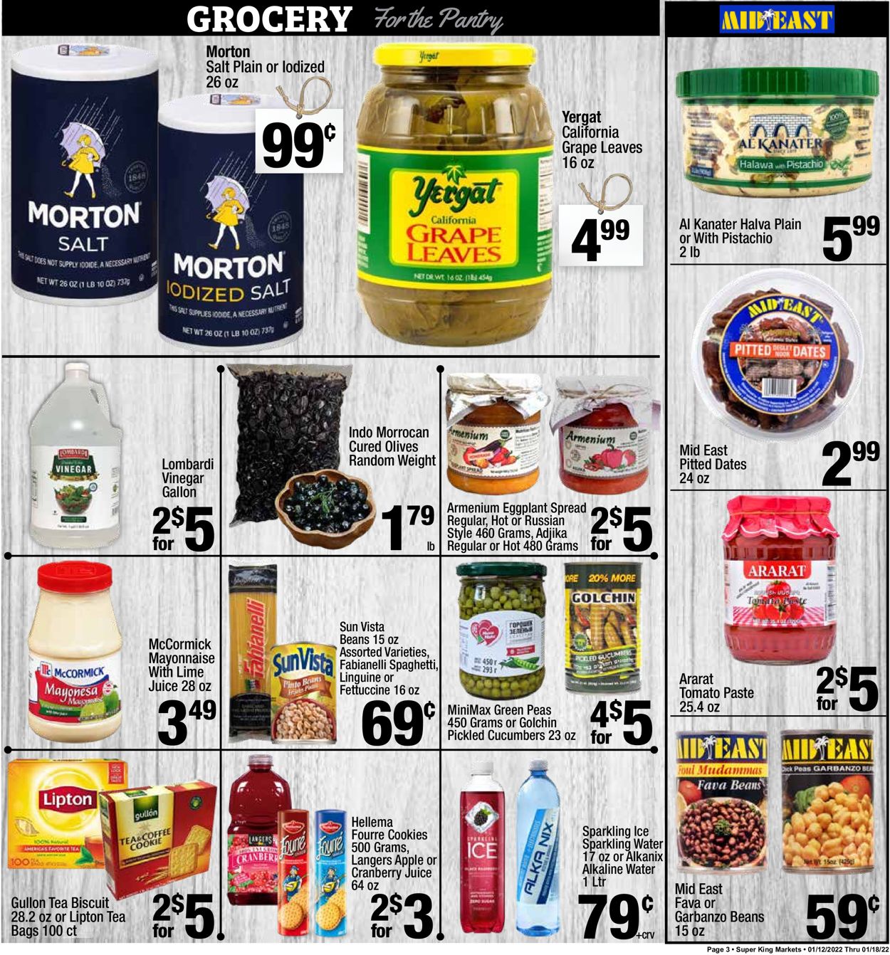 Catalogue Super King Market from 01/12/2022