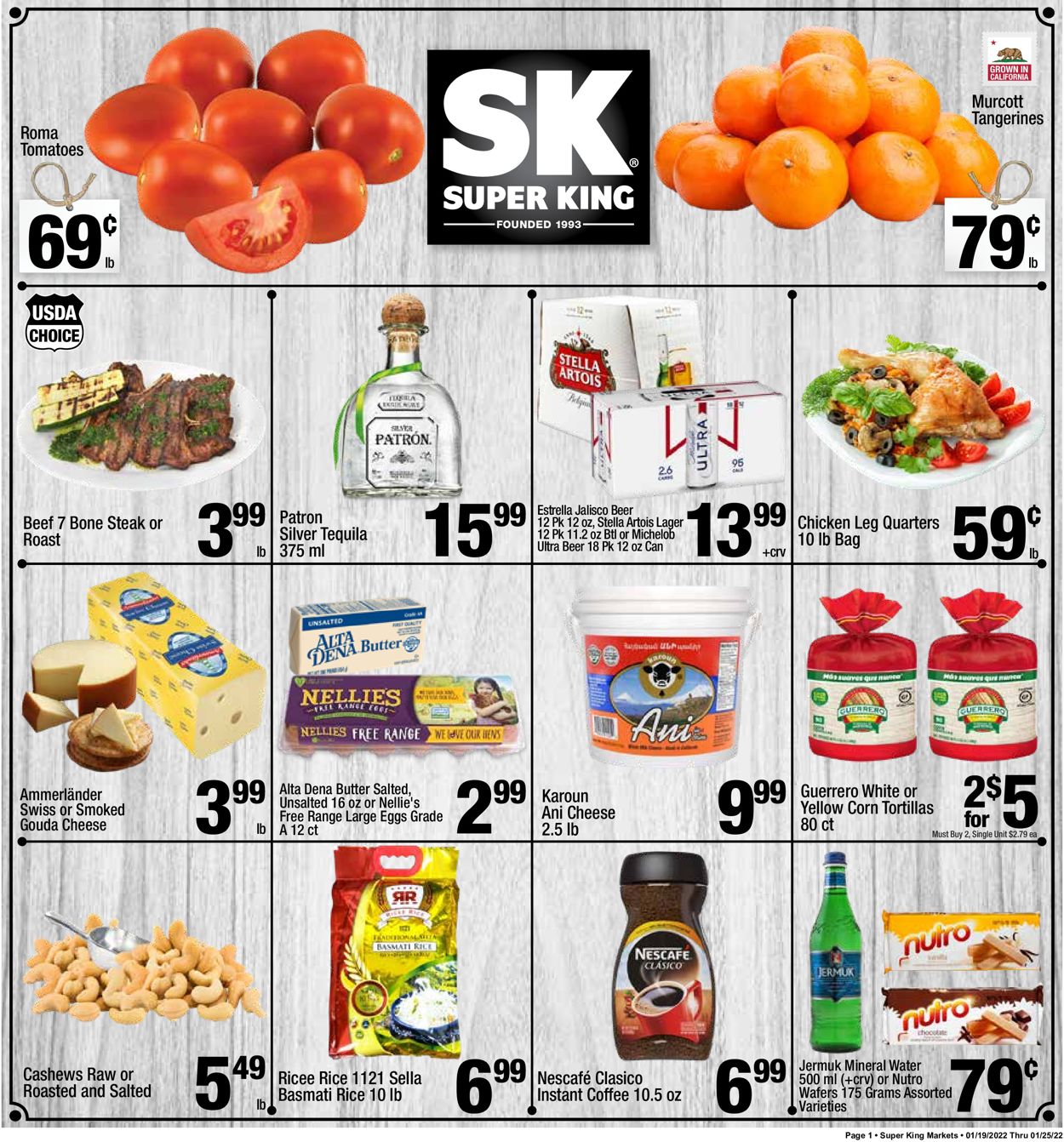 Catalogue Super King Market from 01/19/2022