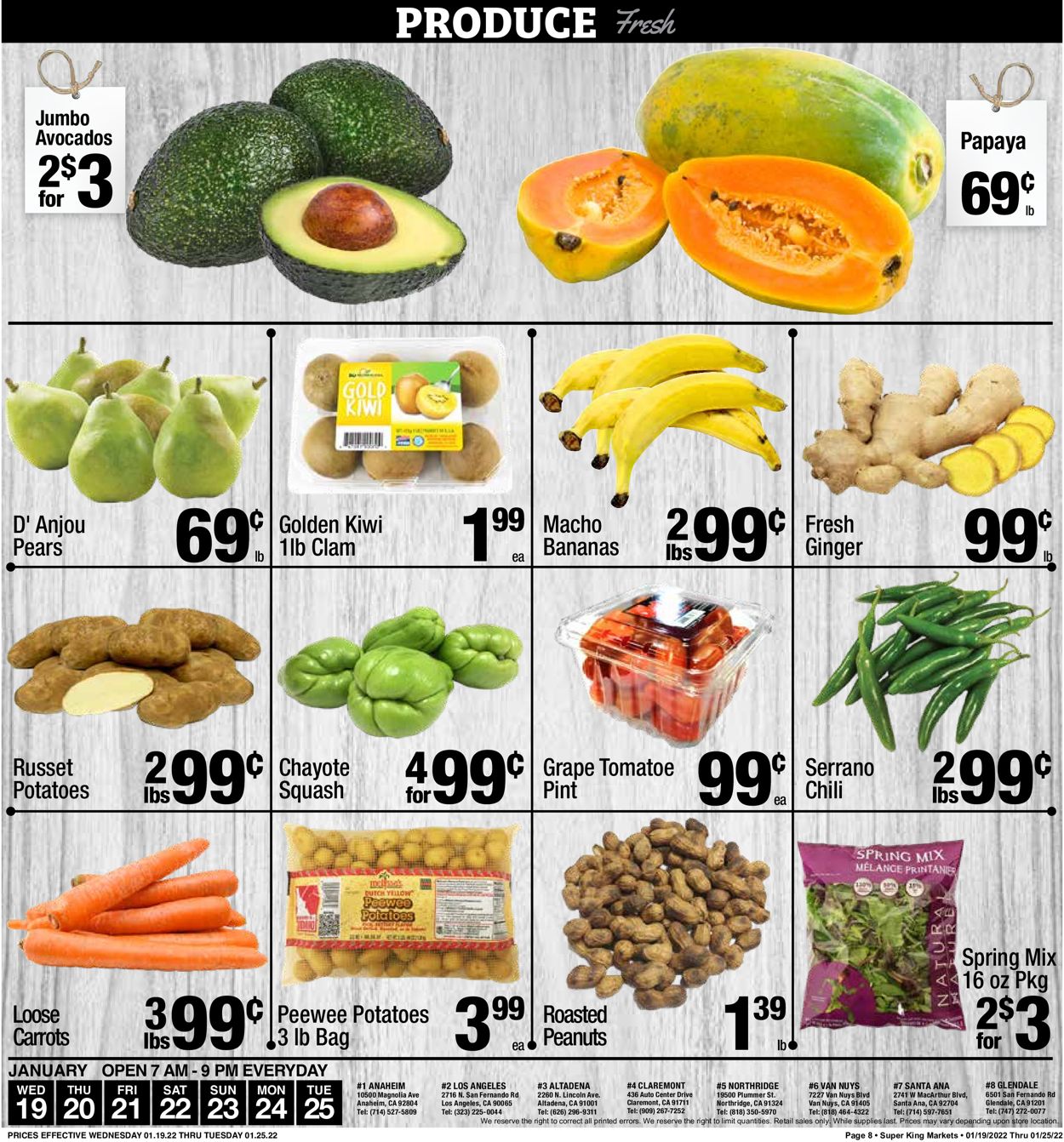 Catalogue Super King Market from 01/19/2022