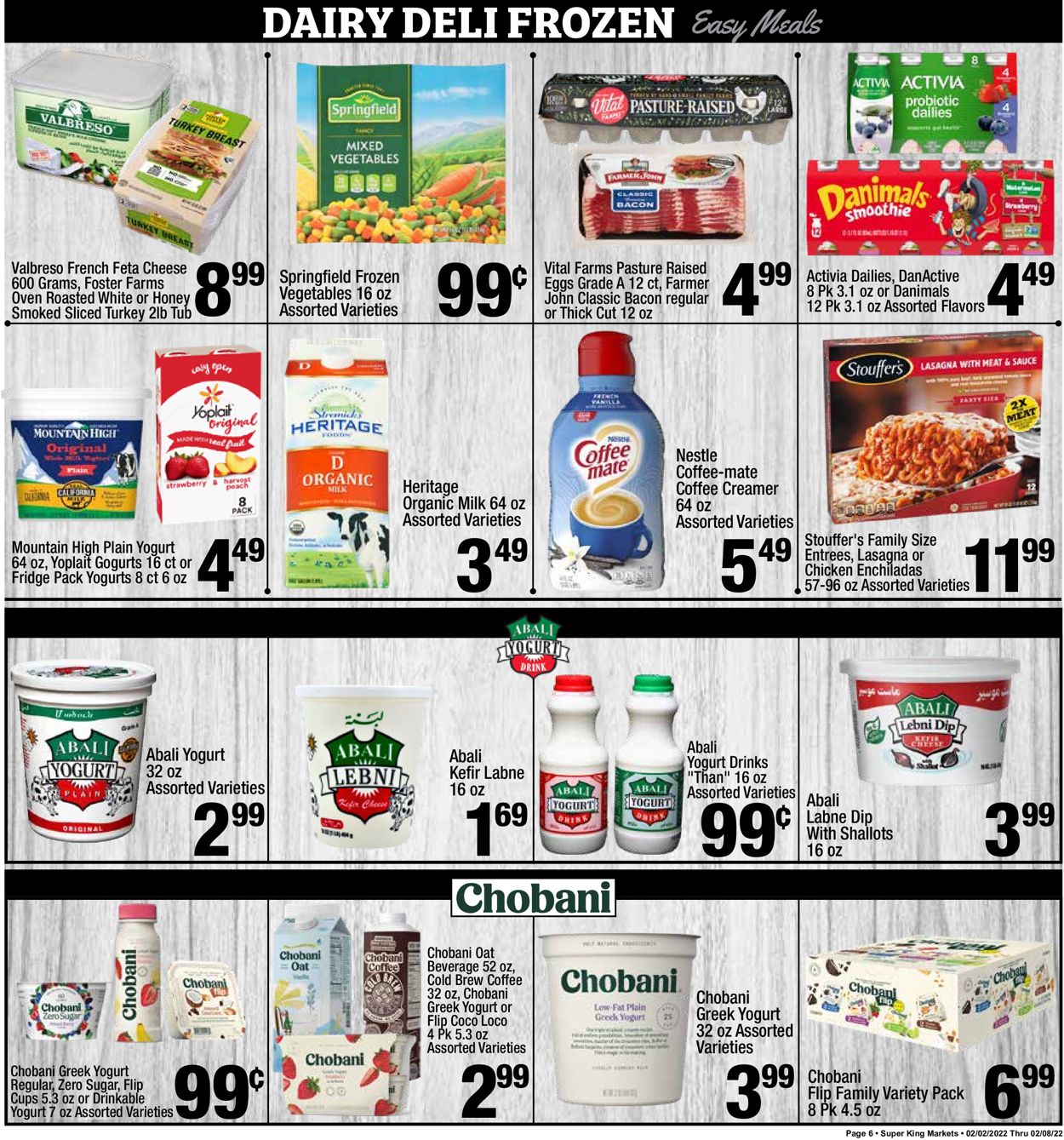 Catalogue Super King Market from 02/02/2022