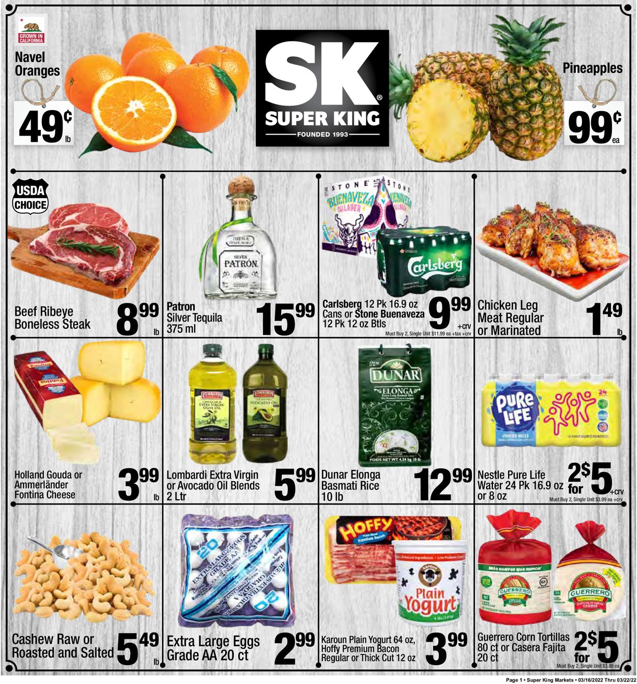 Catalogue Super King Market from 03/16/2022