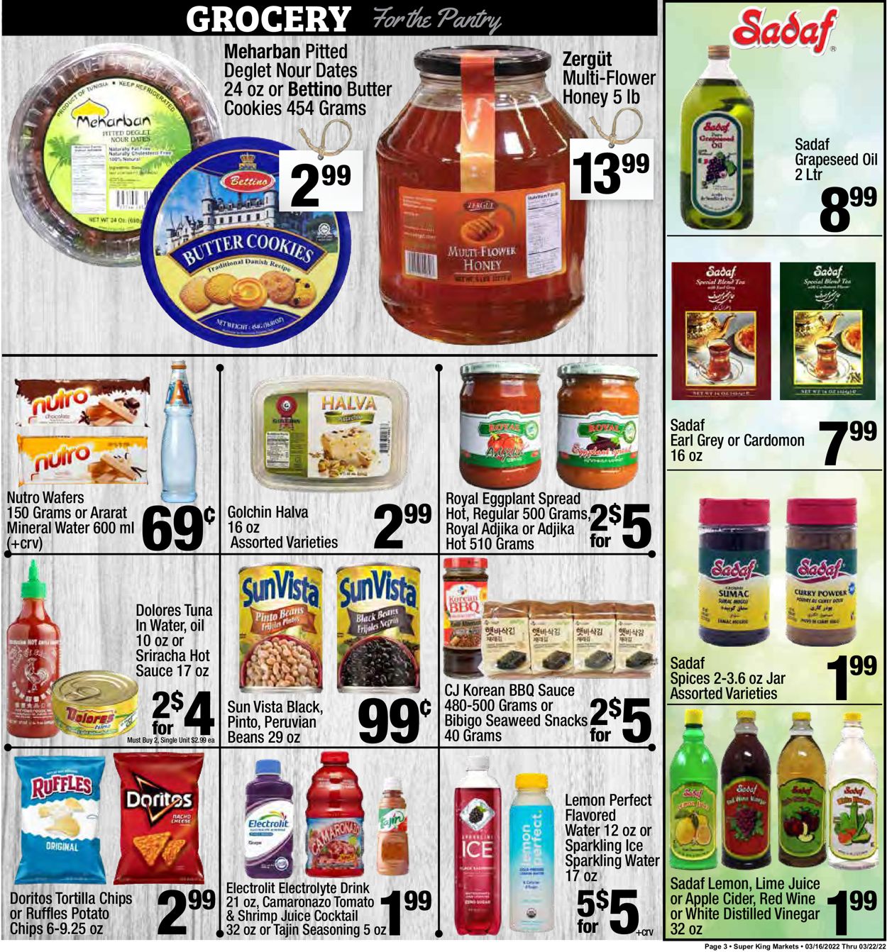 Catalogue Super King Market from 03/16/2022