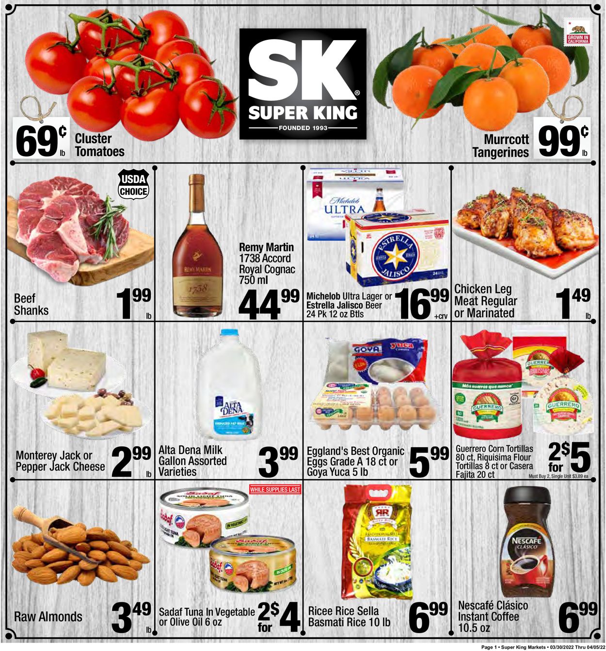 Catalogue Super King Market from 03/30/2022