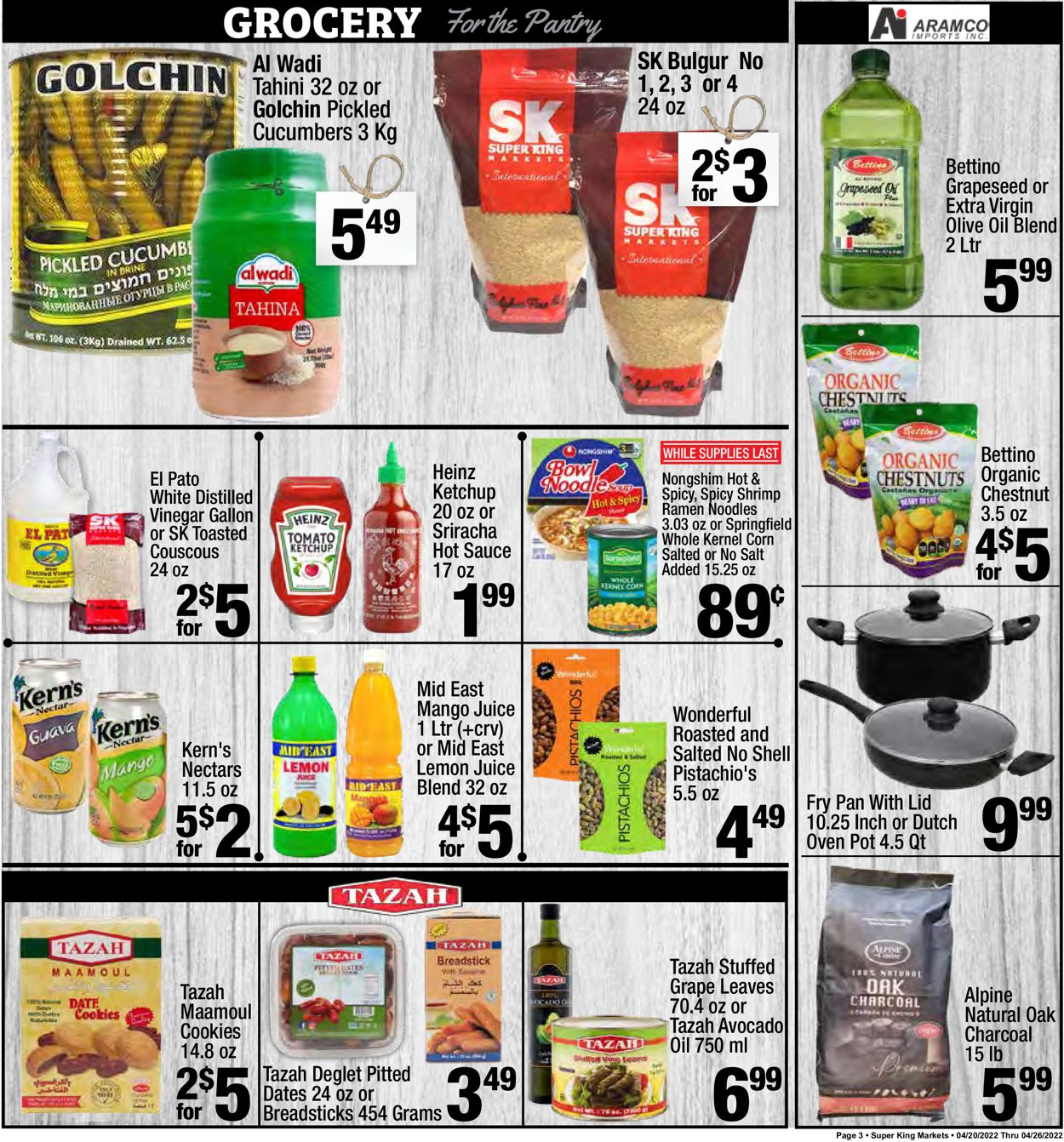 Catalogue Super King Market from 04/20/2022