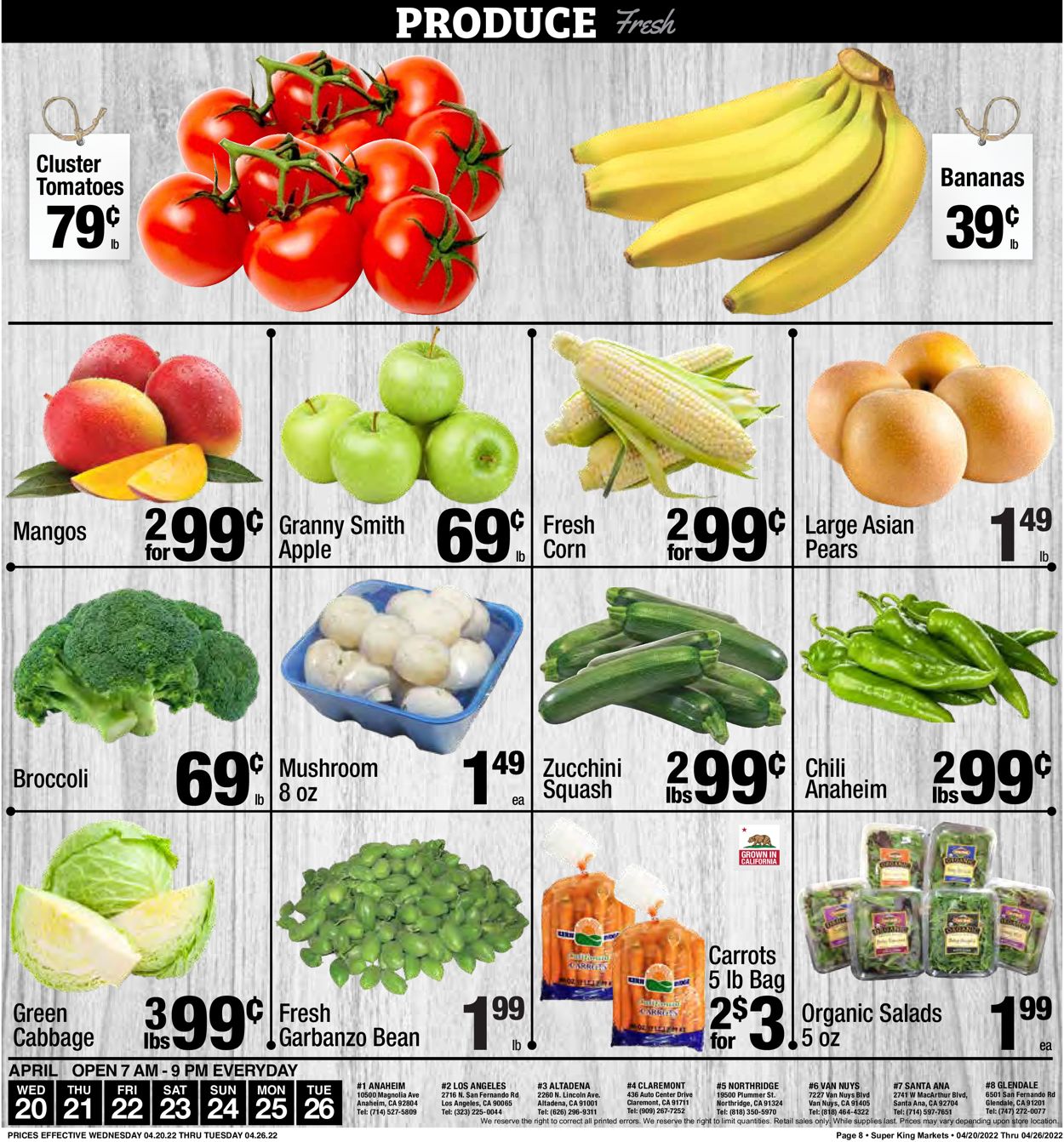 Catalogue Super King Market from 04/20/2022